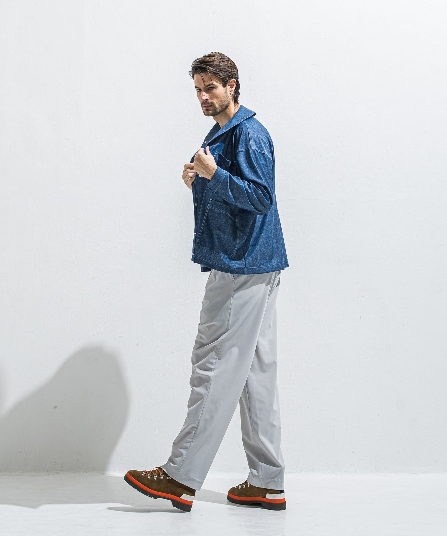 BEN PANTS / RC40-ST-038 / スーパーワイドパンツ / グレー (5月中旬入荷予定)