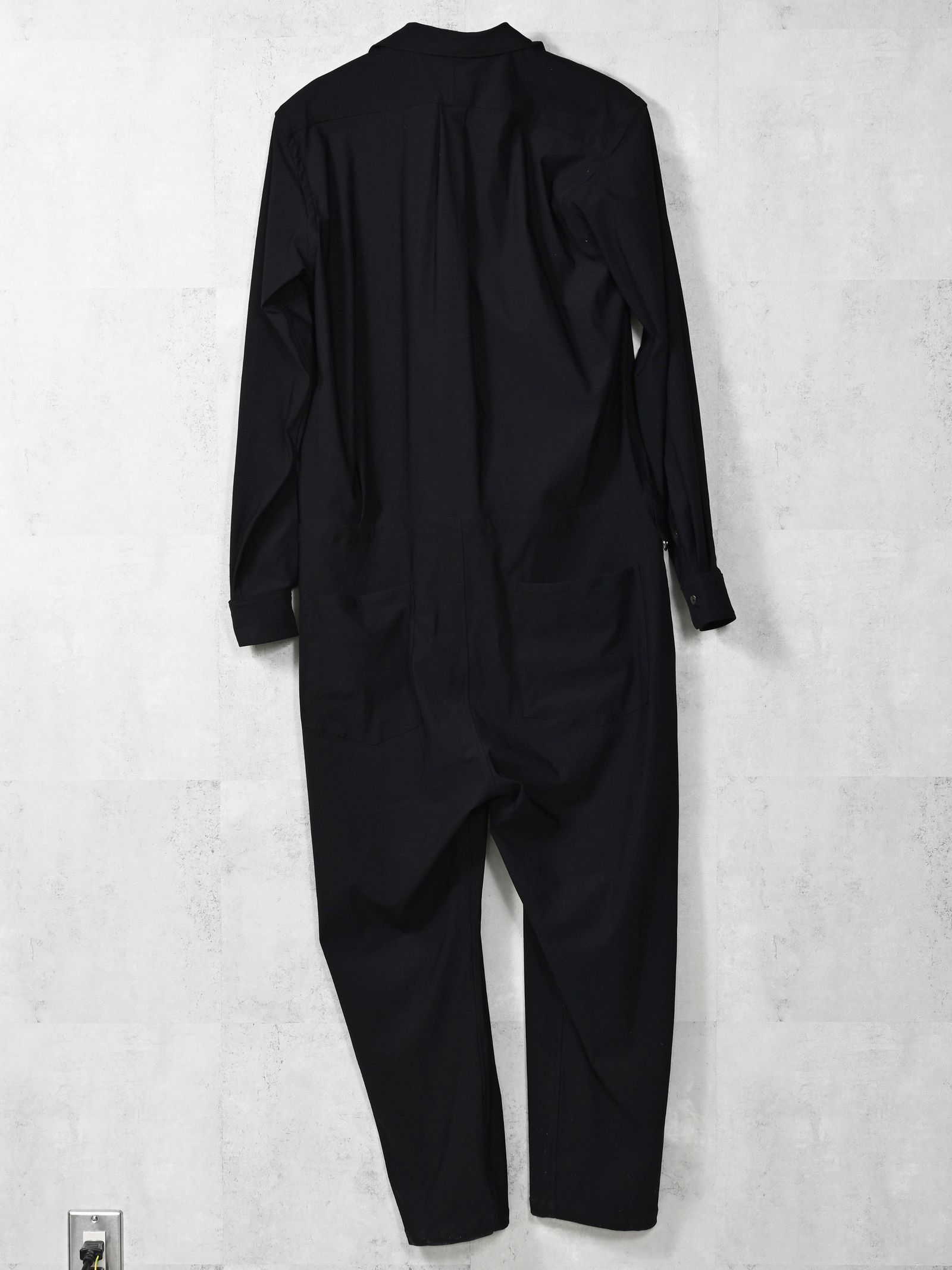 RAGE NYLON ALL IN ONE / DP1-TN-002 / 長袖シャツオールインワン / ブラック (3月中旬入荷予定)