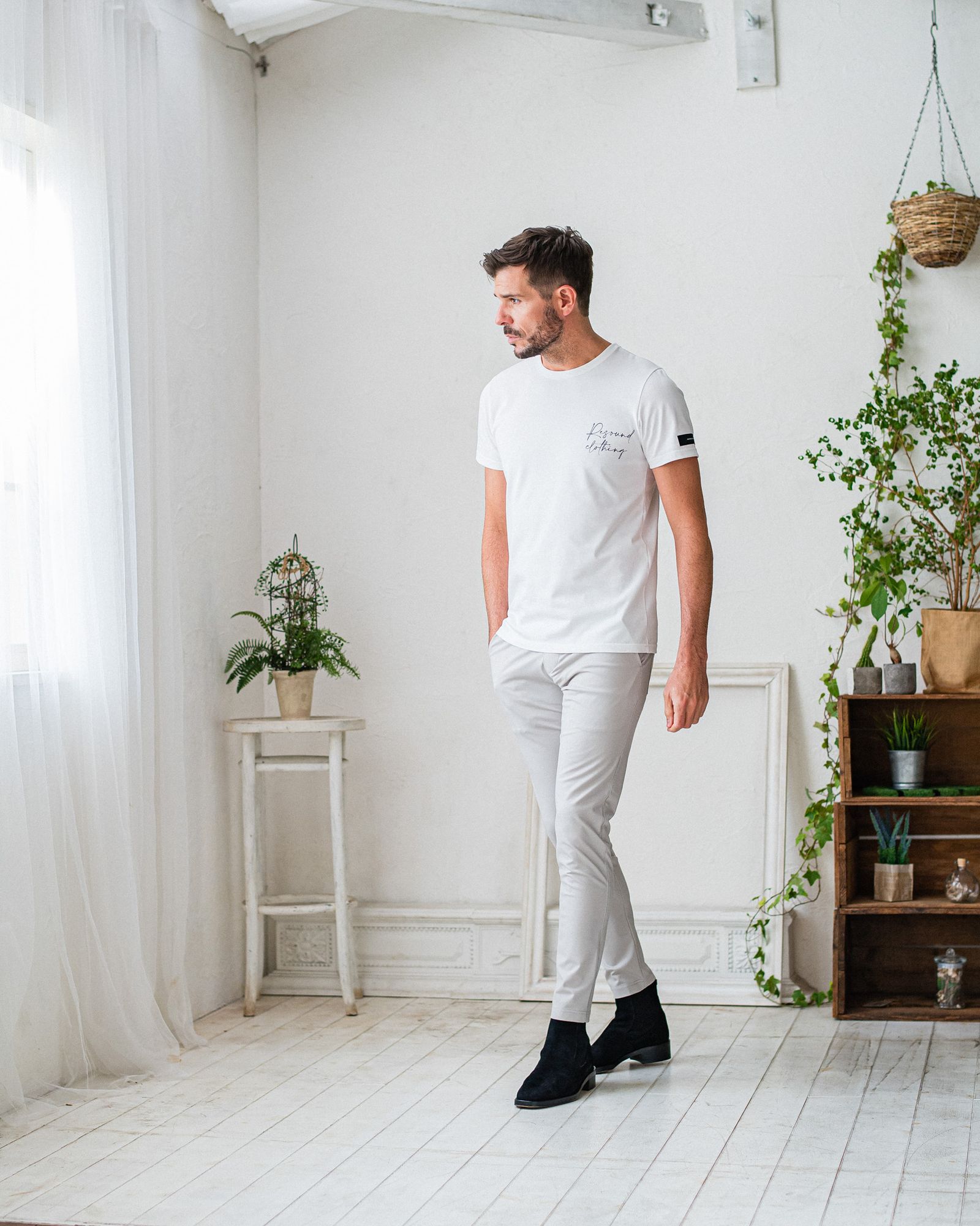 CHRIS EASY PANTS / RC32-ST-016 / イージーパンツ / グレージュ