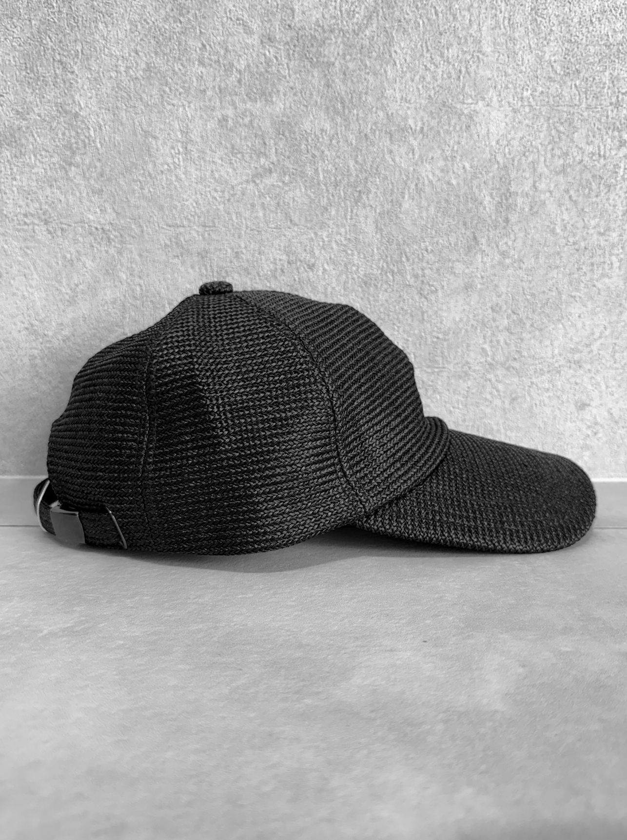 STRAW MESH LOW CAP / RC36-CAP-001 / ストローメッシュローキャップ / ブラック