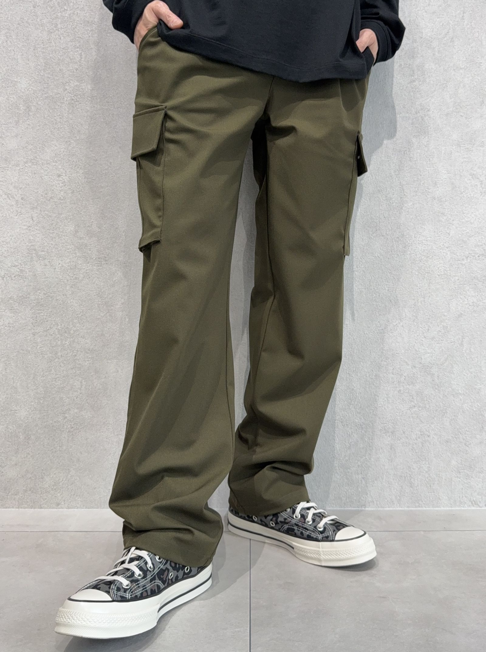 HEAD CARGO / RC41-ST-043 / カーゴセミワイドタックパンツ / カーキ