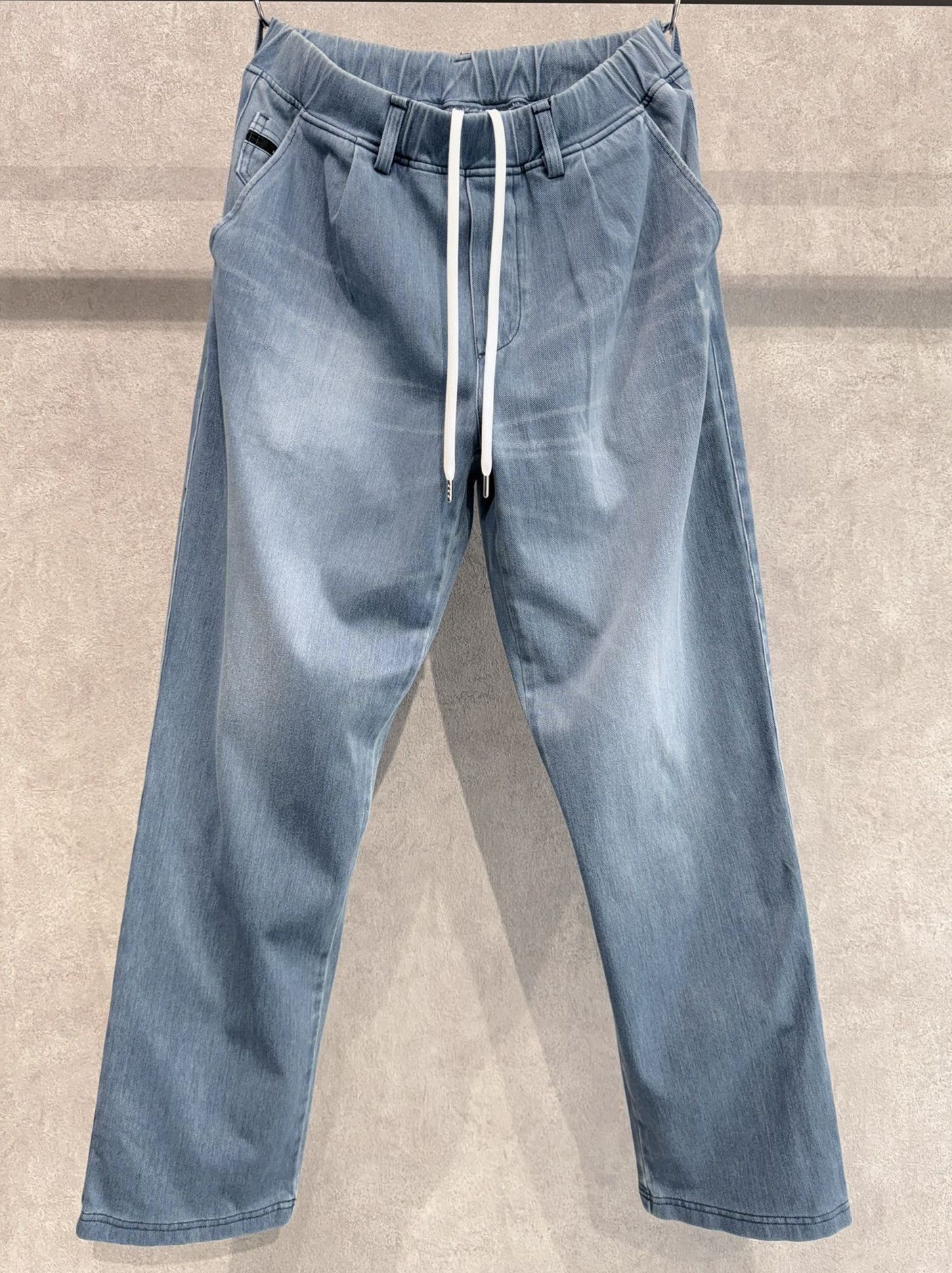 DENIM JERSEY WIDE PT / RC36-ST-016WTD / ライトオンスデニムジャージワイドパンツ / ライトインディゴ