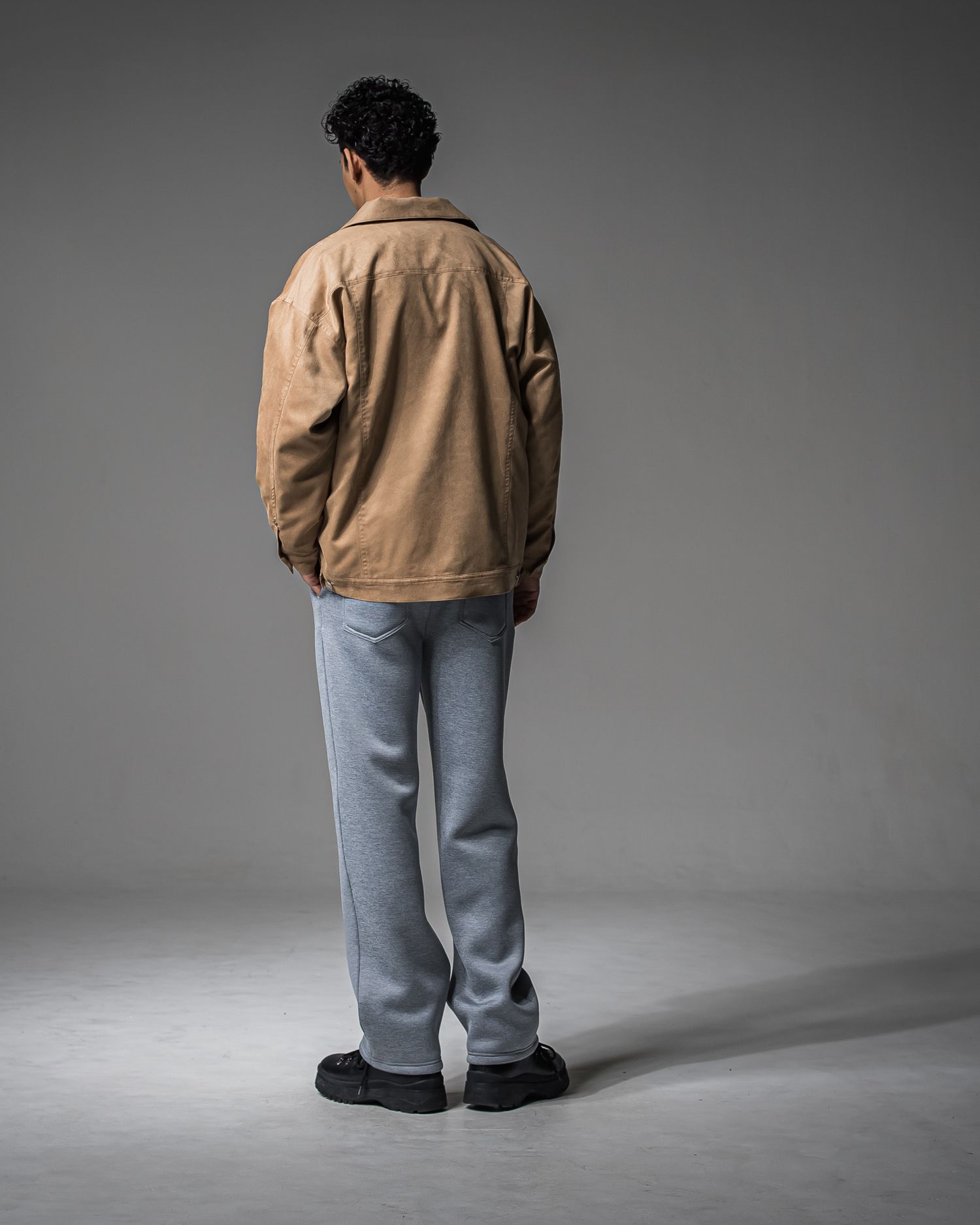LEATHER OVER 2ND G / RC37-JK-005 / スエードエコレザー2ND型Gジャン / ベージュ (9月中旬入荷予定)