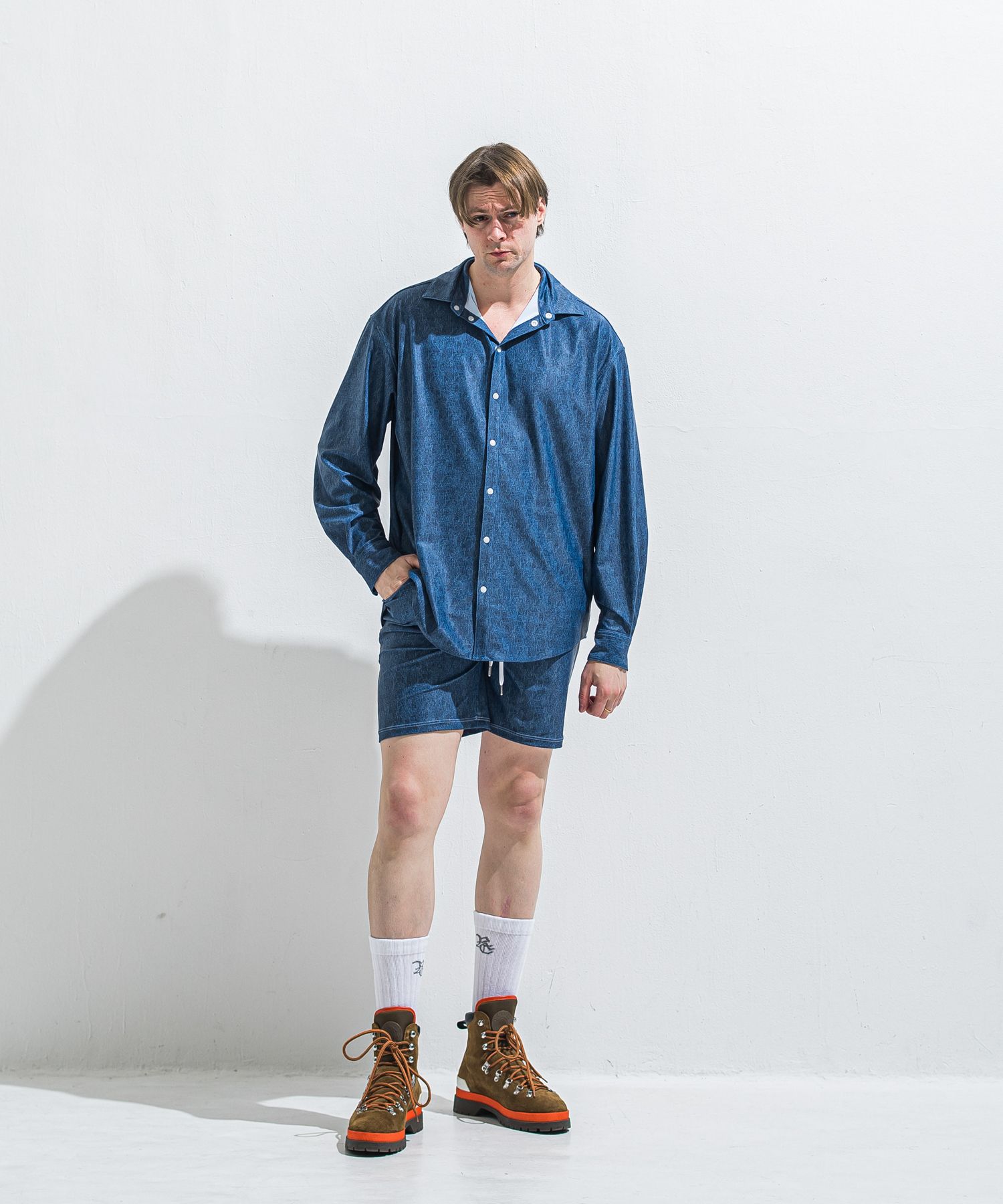 RUSH JACK SHIRTS / RC40-SH-001 / オーバーサイズラッシュガードシャツ / ダークインディゴ (5月中旬入荷予定)