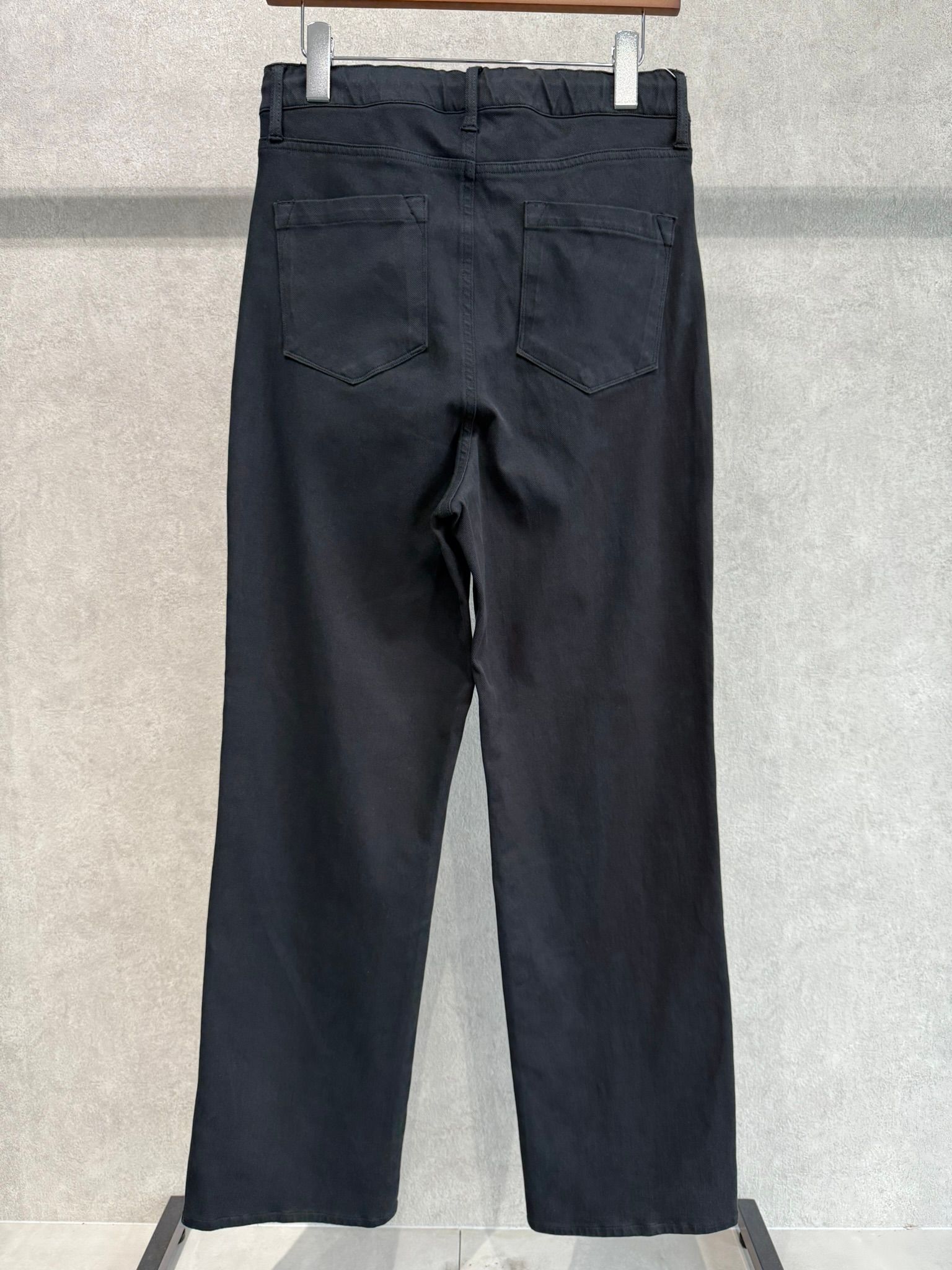 KING DENIM JERSEY / BASIC-ST-005 / デニムジャージバギーワイドパンツ / ブラック