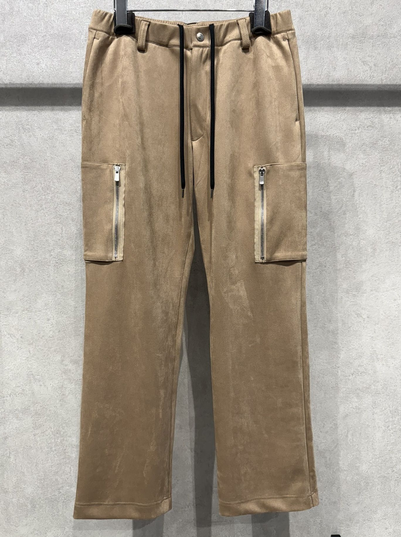 DAVID CARGO PANTS / RC38-ST-040 / スエードワイドカーゴパンツ / ブラウン