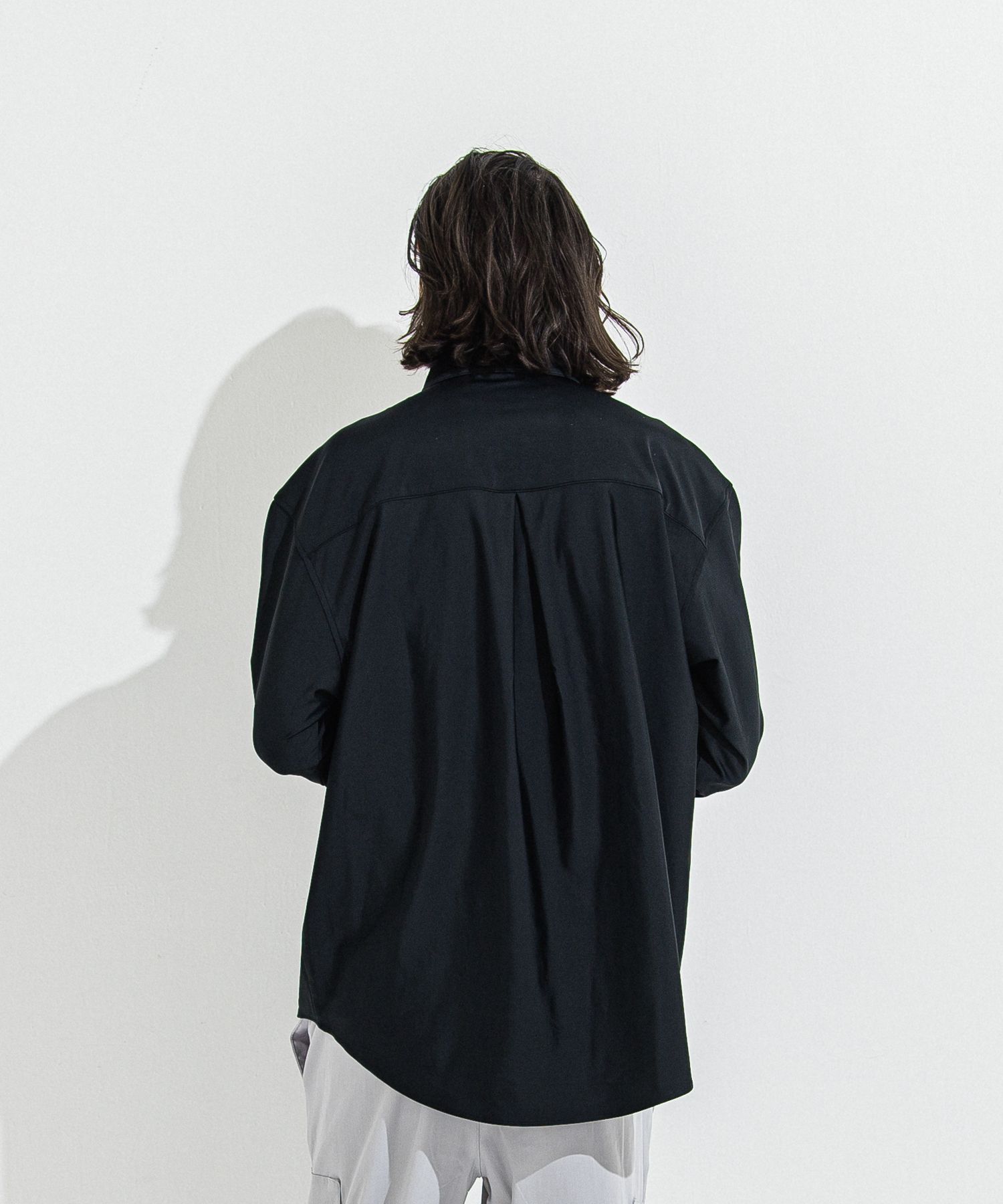 RUSH JACK SHIRTS / RC36-SH-001 / オーバーサイズラッシュガードシャツ / ブラック