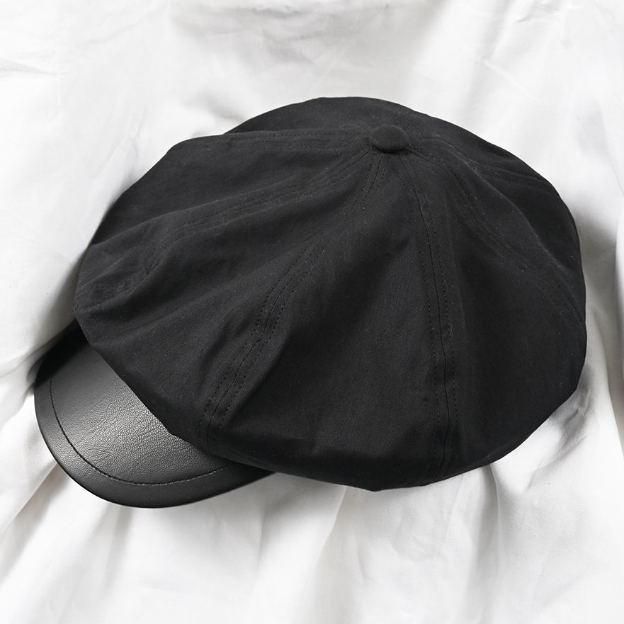 RAY CASQUETTE / RC41-CAP-004 / キャスケット / ブラックデニム×ブラックレザー (8月下旬入荷予定)