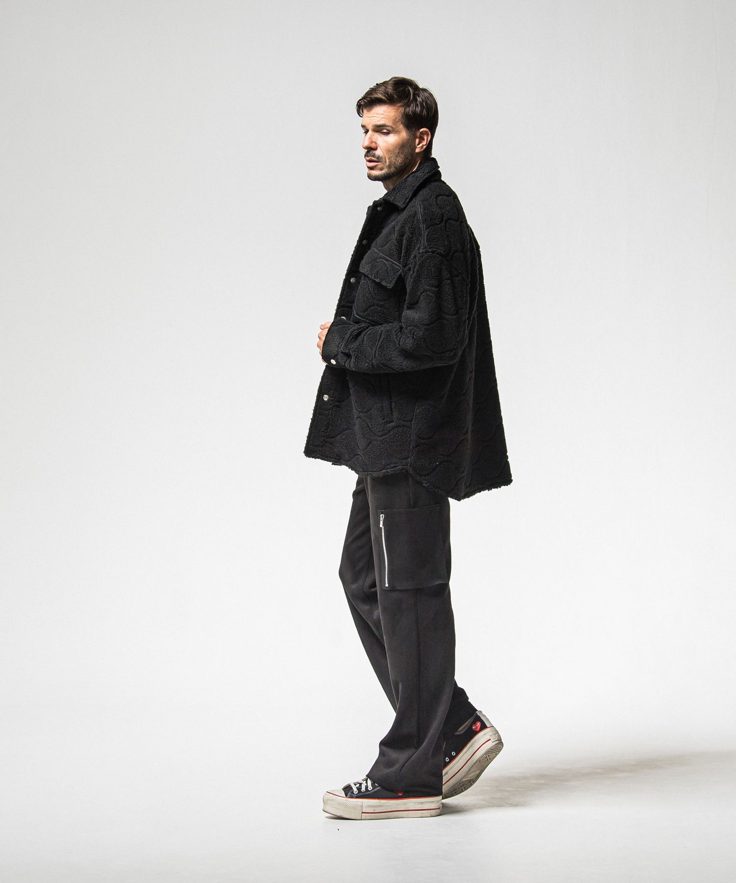 CPO BOA SHIRTS JK / RC38-JK-006 / ボアCPOシャツジャケット / ブラック (11月上旬入荷予定)
