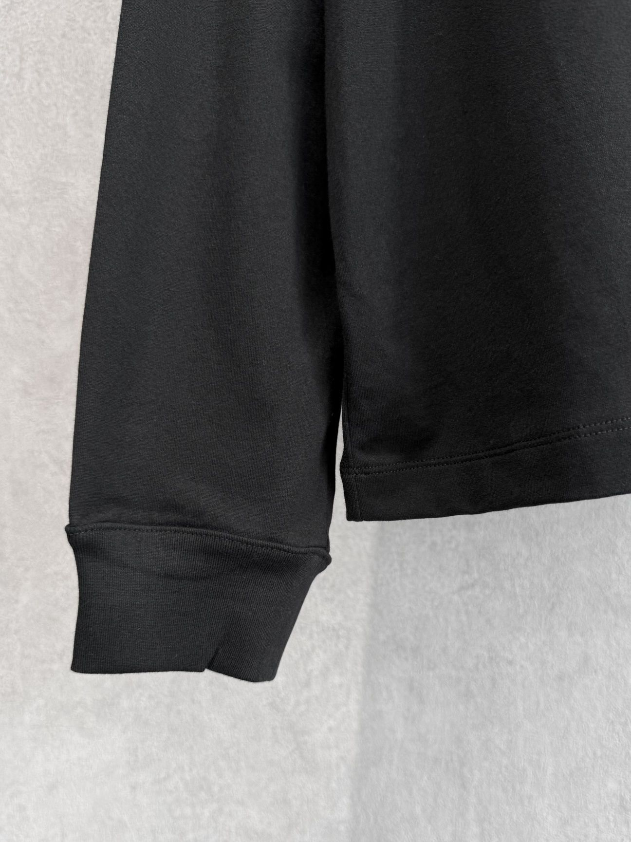 OVER HENRY LONGSLEEVE / RC41-T-004 / オーバーサイズヘンリーネック長袖Tシャツ / ブラック
