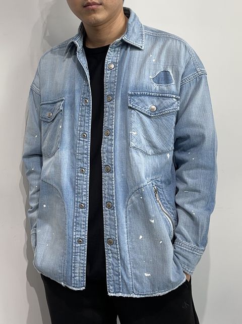 OVER DENIM SHIRTS / RC33-SH-002 / オーバーデニムシャツ / ライトインディゴ