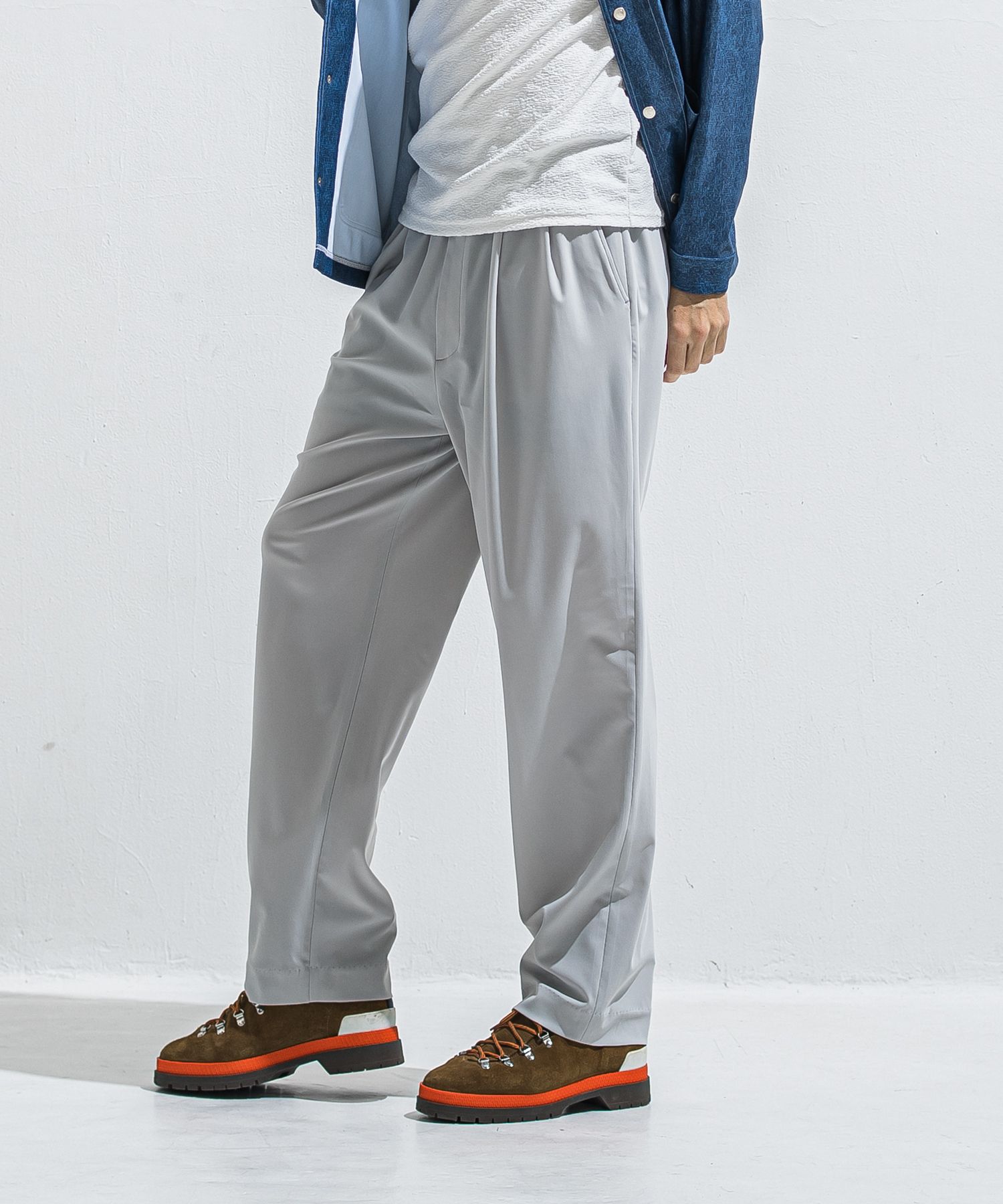BEN PANTS / RC40-ST-038 / スーパーワイドパンツ / グレー (5月中旬入荷予定)