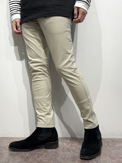CHRIS EASY HEAT TUCK PANTS / RC38-ST-016HT / 裏起毛ワンタックスラックスイージーパンツ / グレージュ (10月下旬入荷予定)