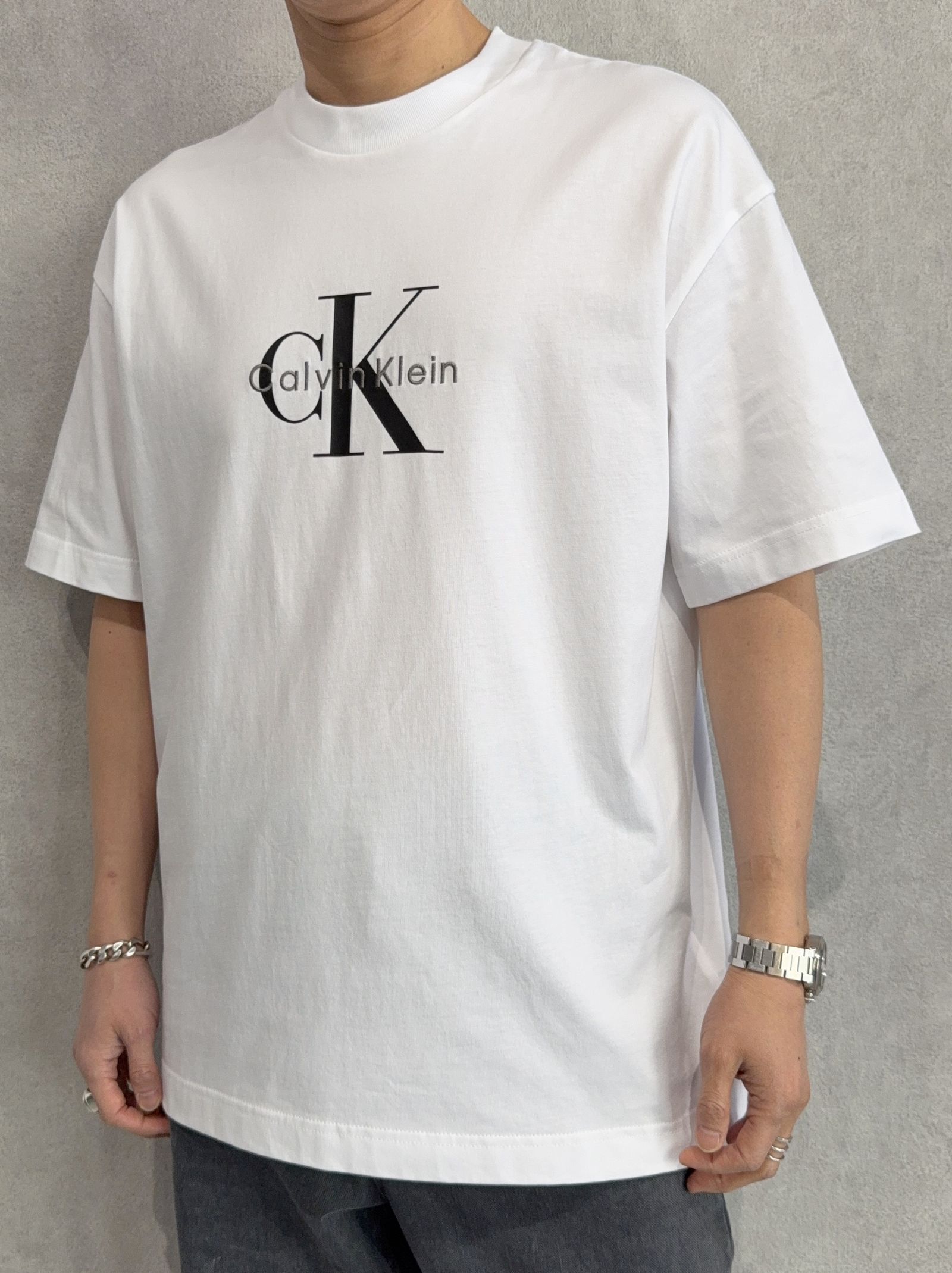 モノグラムオーバーサイズTシャツ / 4RAB823 / YAF(ホワイト)