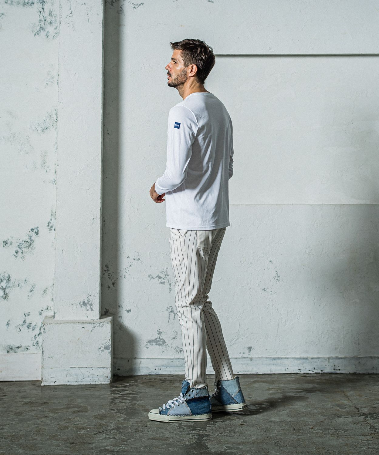 CHRIS EASY PANTS / RC35-ST-016 / イージーパンツ / ホワイトストライプ