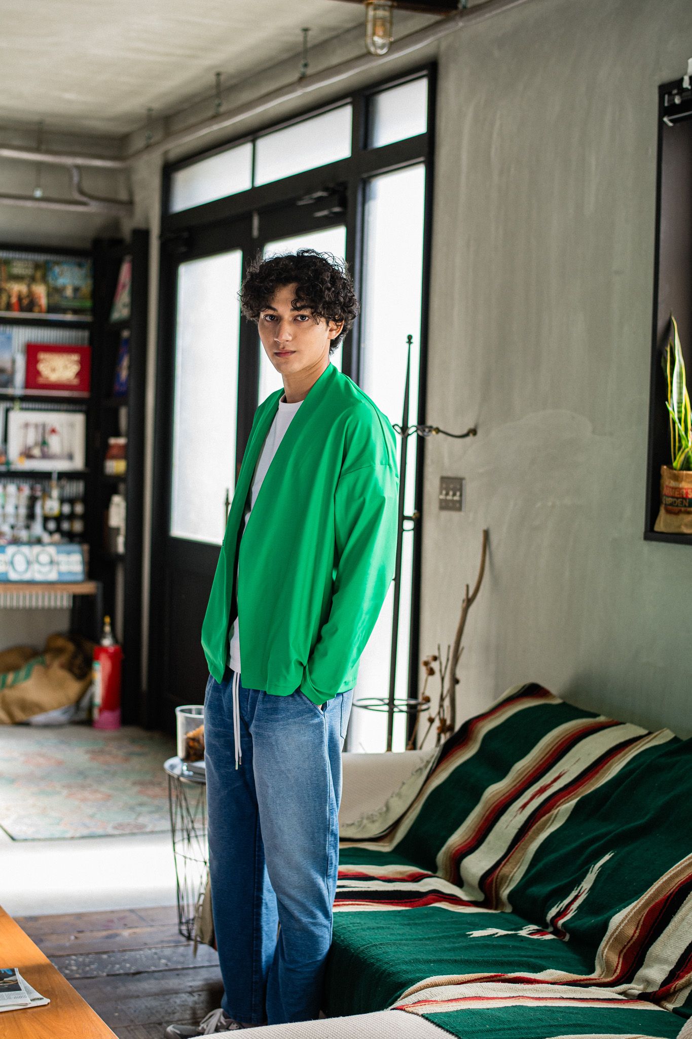 EX DENIM JERSEY WIDE PT / RC32-ST-016WTD / デニムジャージーワイドパンツ / ライトインディゴ