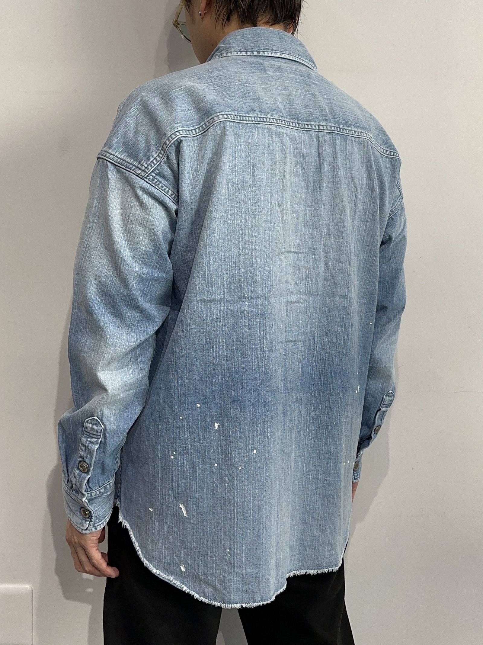 RESOUND CLOTHING - OVER DENIM SHIRTS / RC33-SH-002 / オーバーデニムシャツ / ライトインディゴ  | LUKE