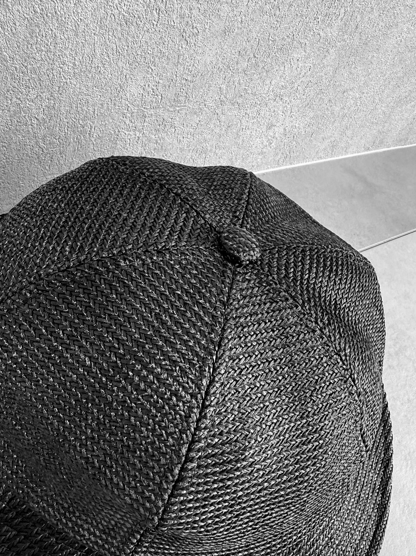 STRAW MESH BELL HAT / RC36-CAP-002 / ストローメッシュベルハット / ブラック
