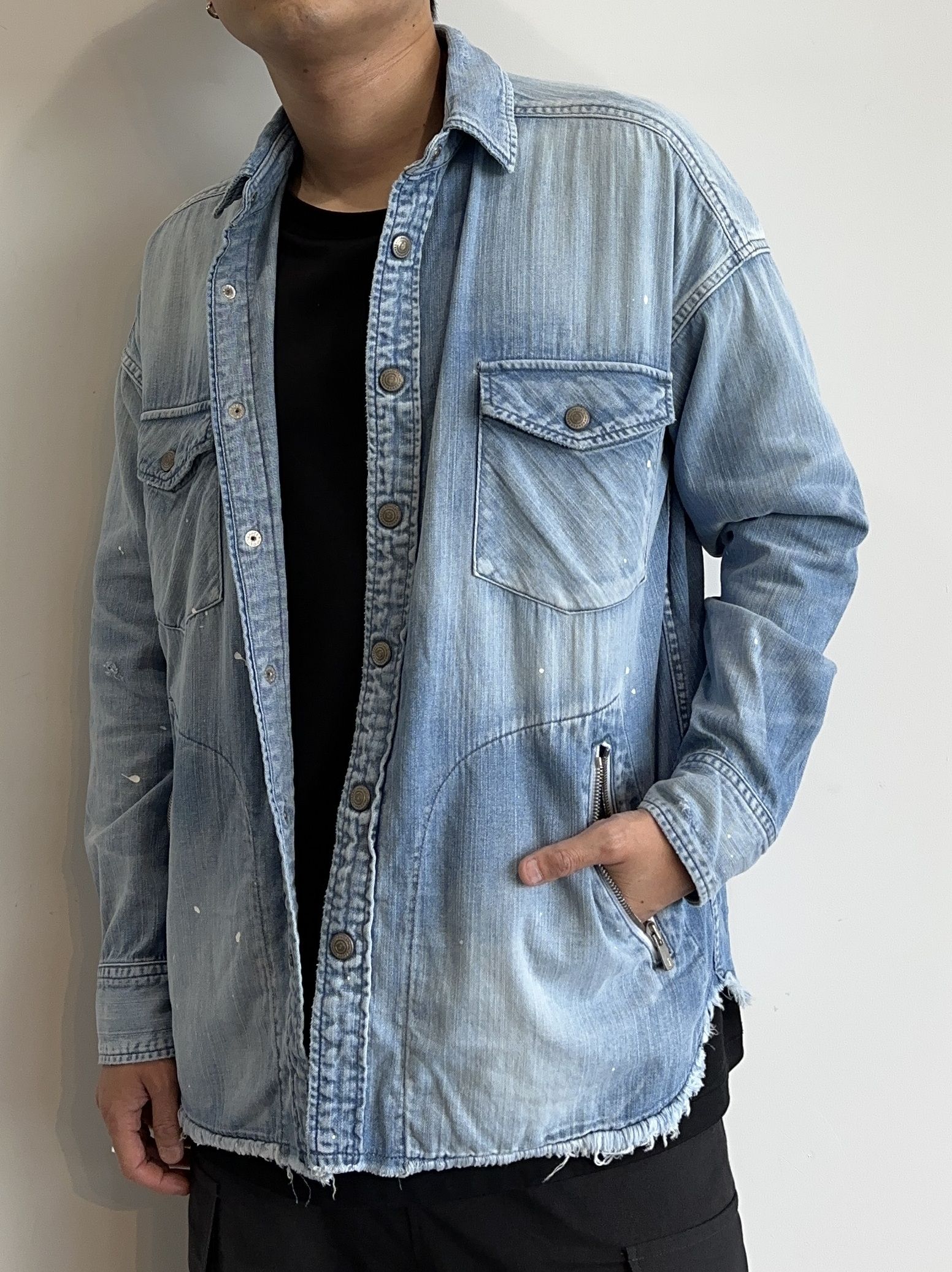 RESOUND CLOTHING - OVER DENIM SHIRTS / RC29-SH-001 / オーバー