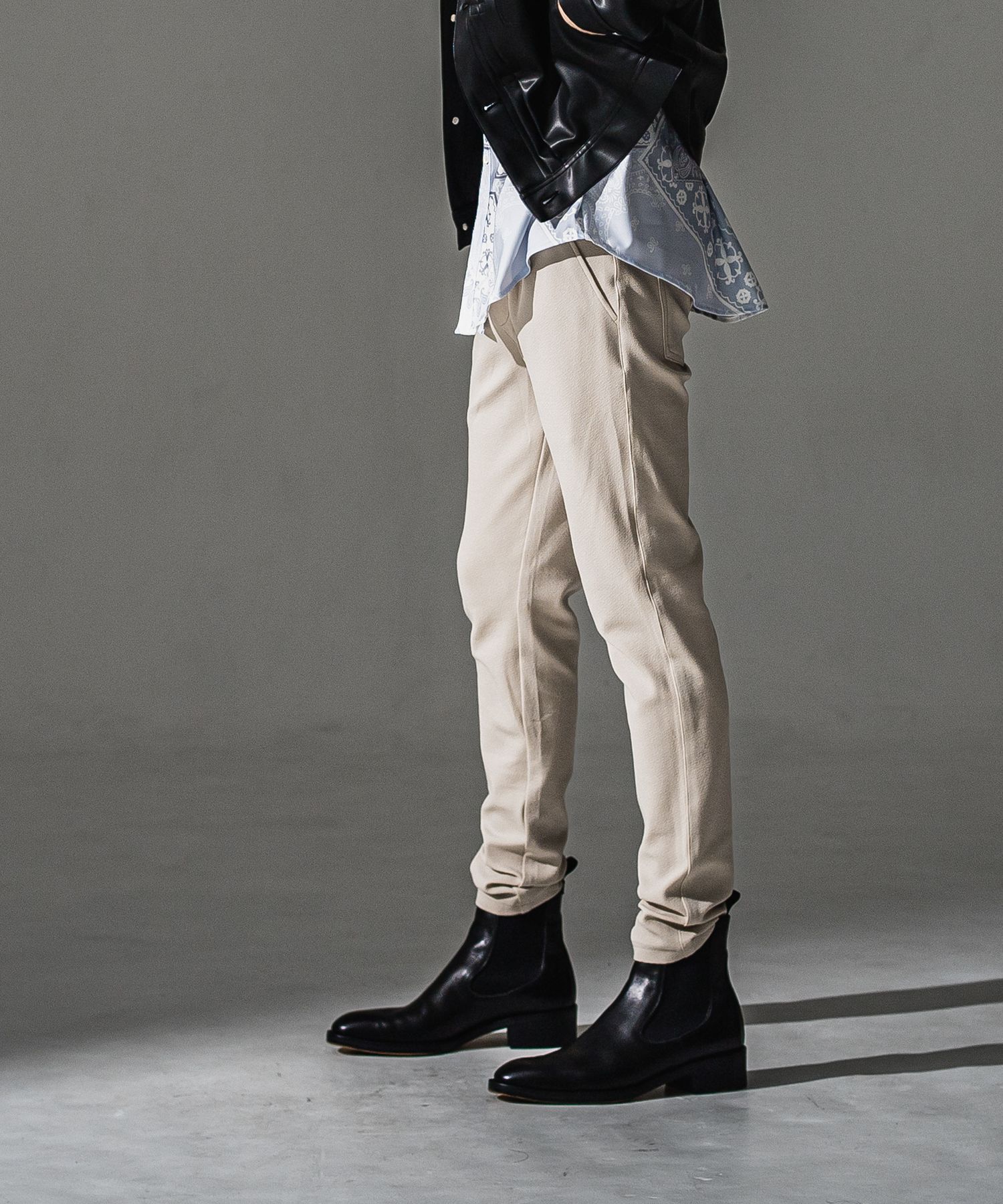 CHRIS EASY BLISTER TUCK PANTS / RC41-ST-016T / イージータックパンツ / ブリスターベージュ (7月下旬入荷予定)