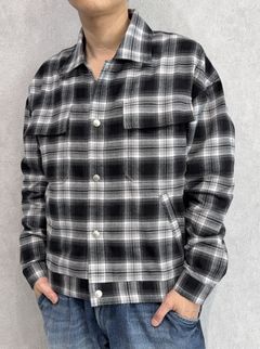 CHECK SHIRT JACKET / RC41-SH-003 / チェックシャツジャケット / ブラック