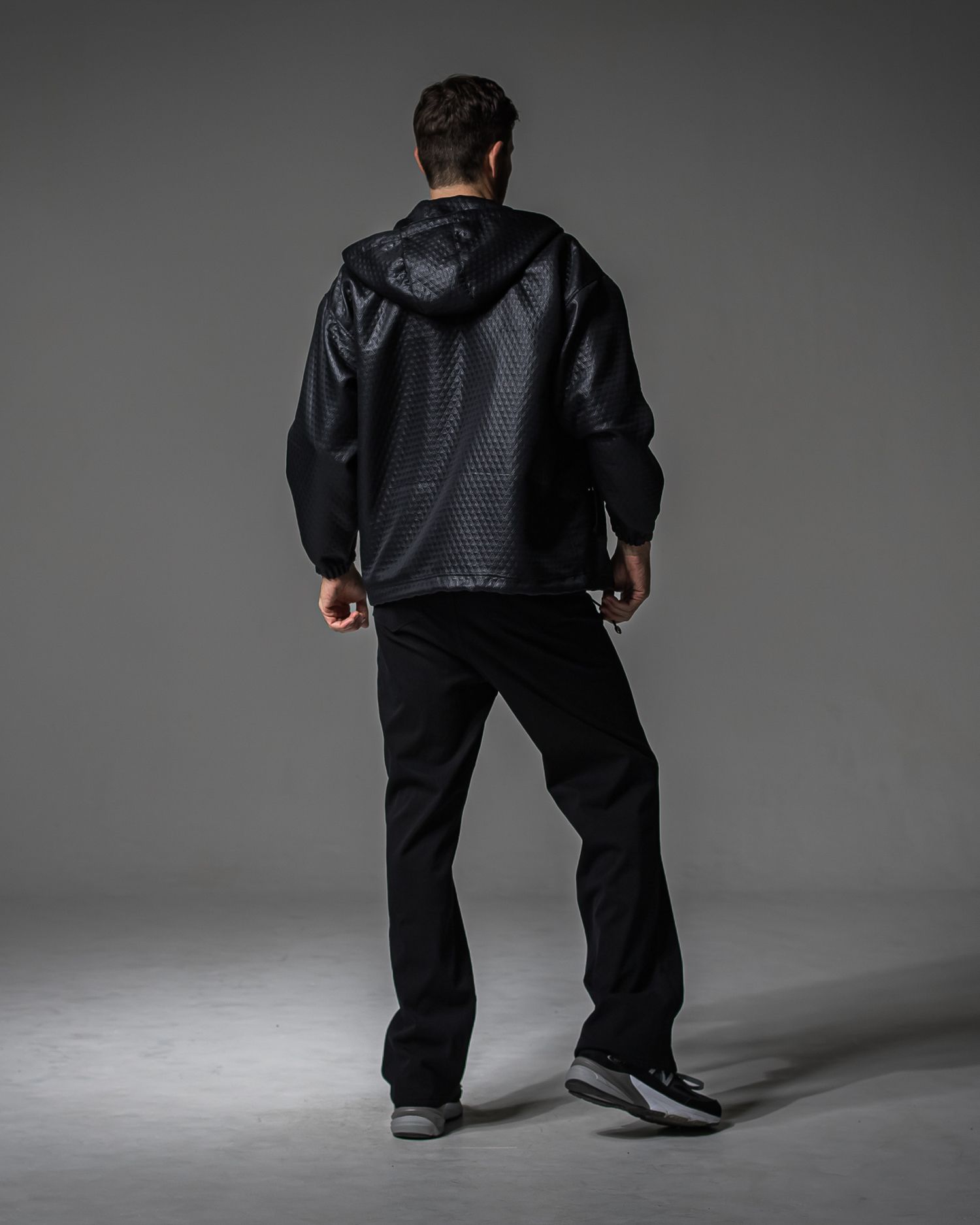 KING DENIM JERSEY / BASIC-ST-005 / デニムジャージ バギーワイドパンツ / ブラック