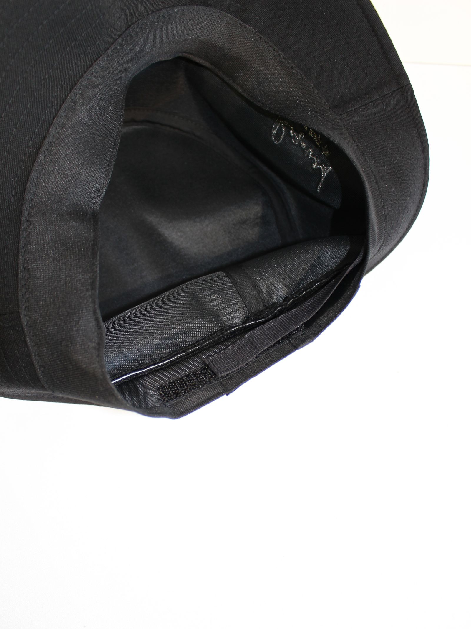 【LUKE別注】 BUCKET HAT / RC31-CAP-003LUKE / シルバー刺繍バケットハット / ブラック