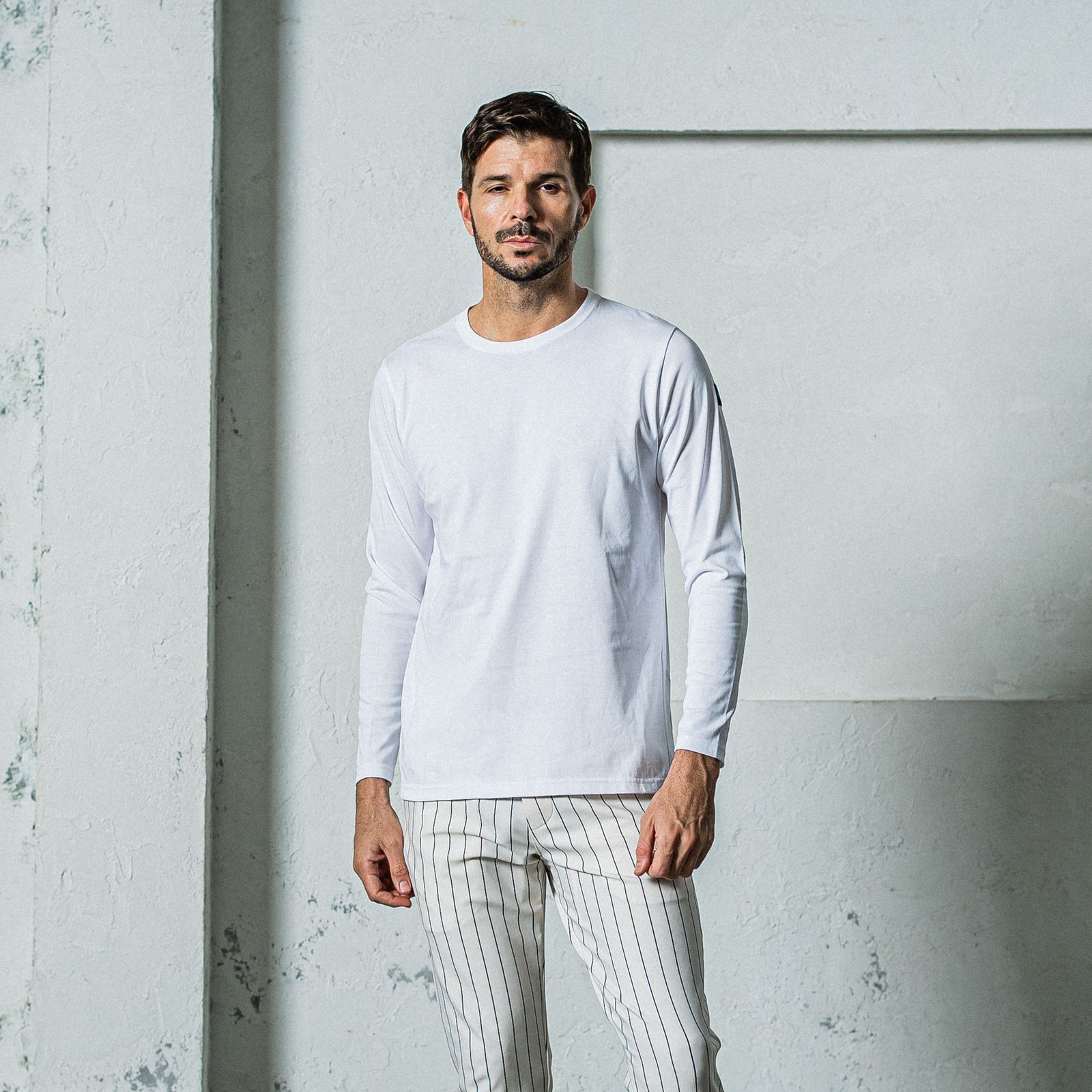 LONG SLEEVE TEE / RC35-T-008 / 無地長袖Tシャツ / ホワイト