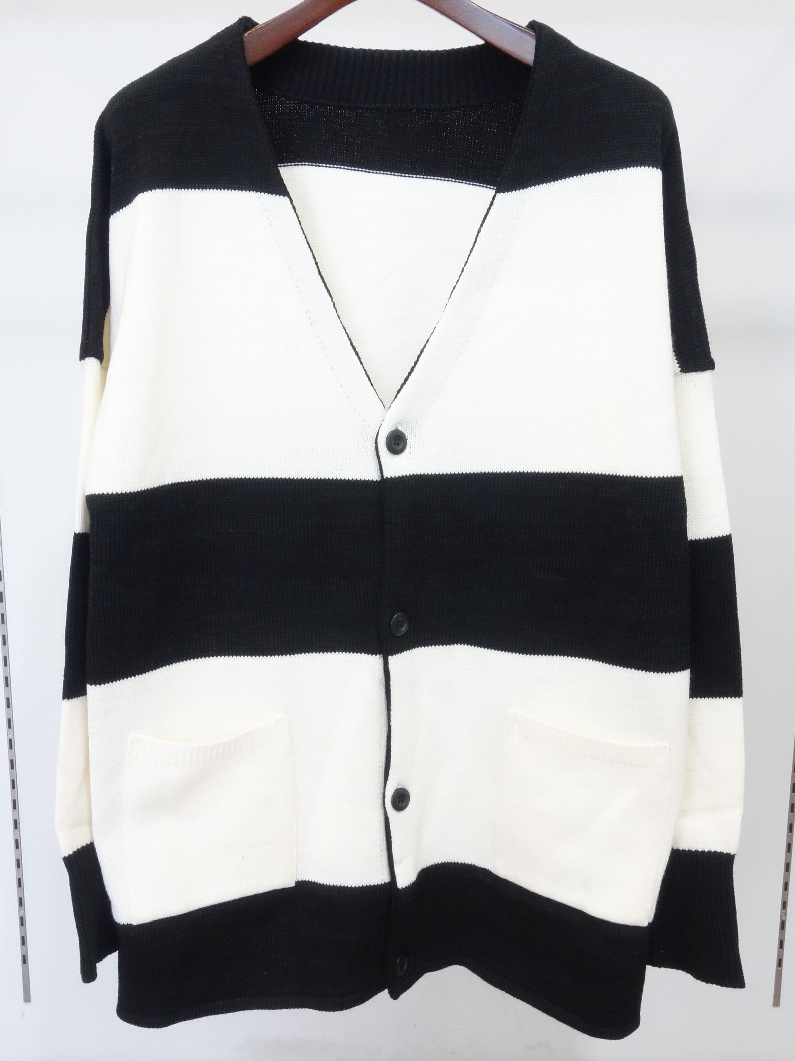 PILE LOOSE CARDIGAN / RC13-K-004 / ボーダーカーディガン