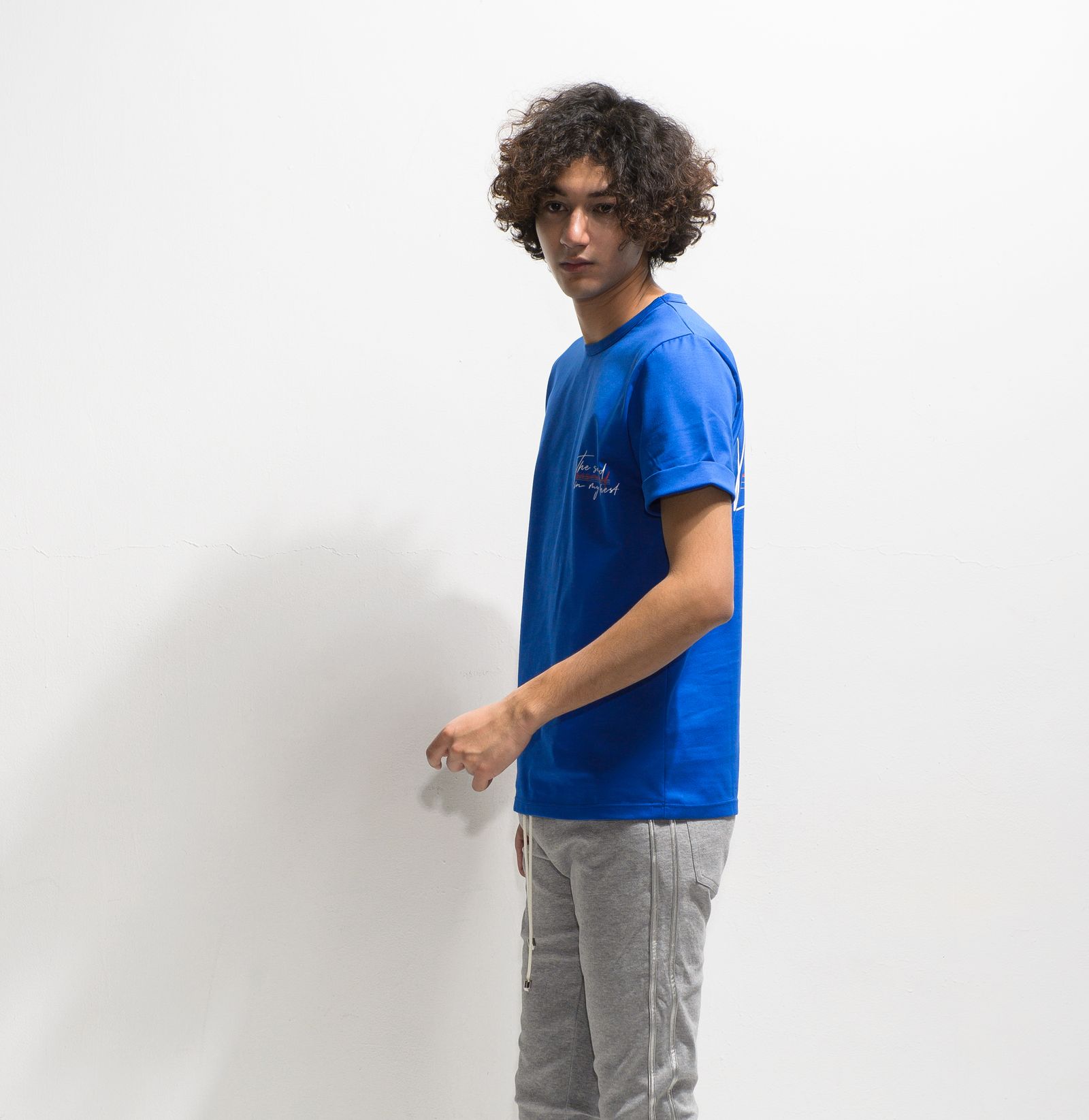 MESSAGE CHEST ROLL UP JERSEY TEE / RC20-T-003 / バックプリントTシャツ ※