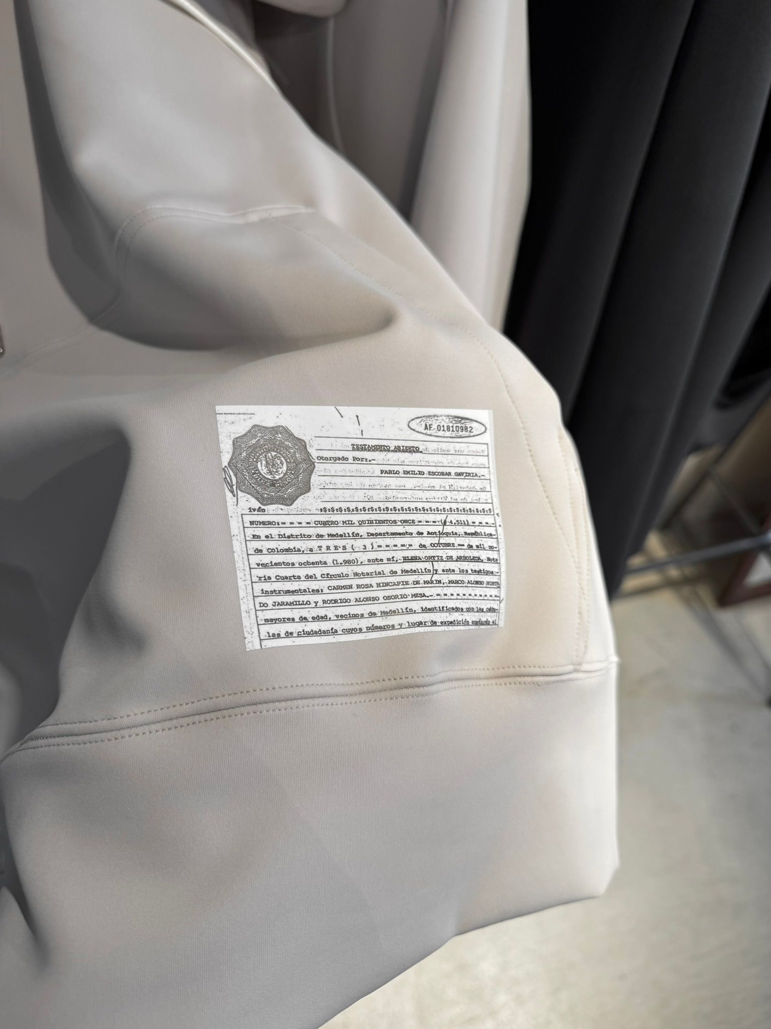 WILL PULLOVER HOODIE / DP1-C-001 / ウィルプリントプルオーバーパーカー / グレージュ (2月上旬入荷予定)