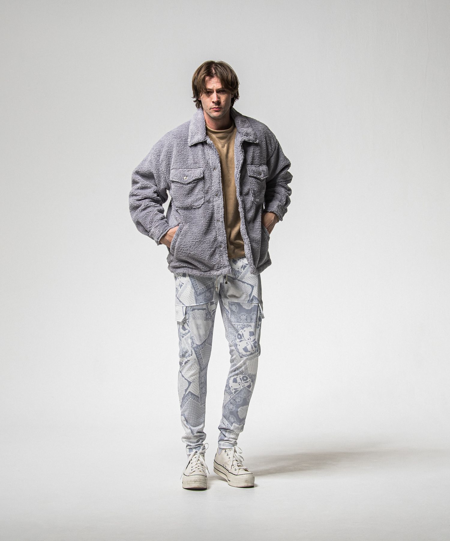 SUEDE DROP TRAINER / RC38-C-005 / スエードトレーナー / ブラウン (1月上旬入荷予定)