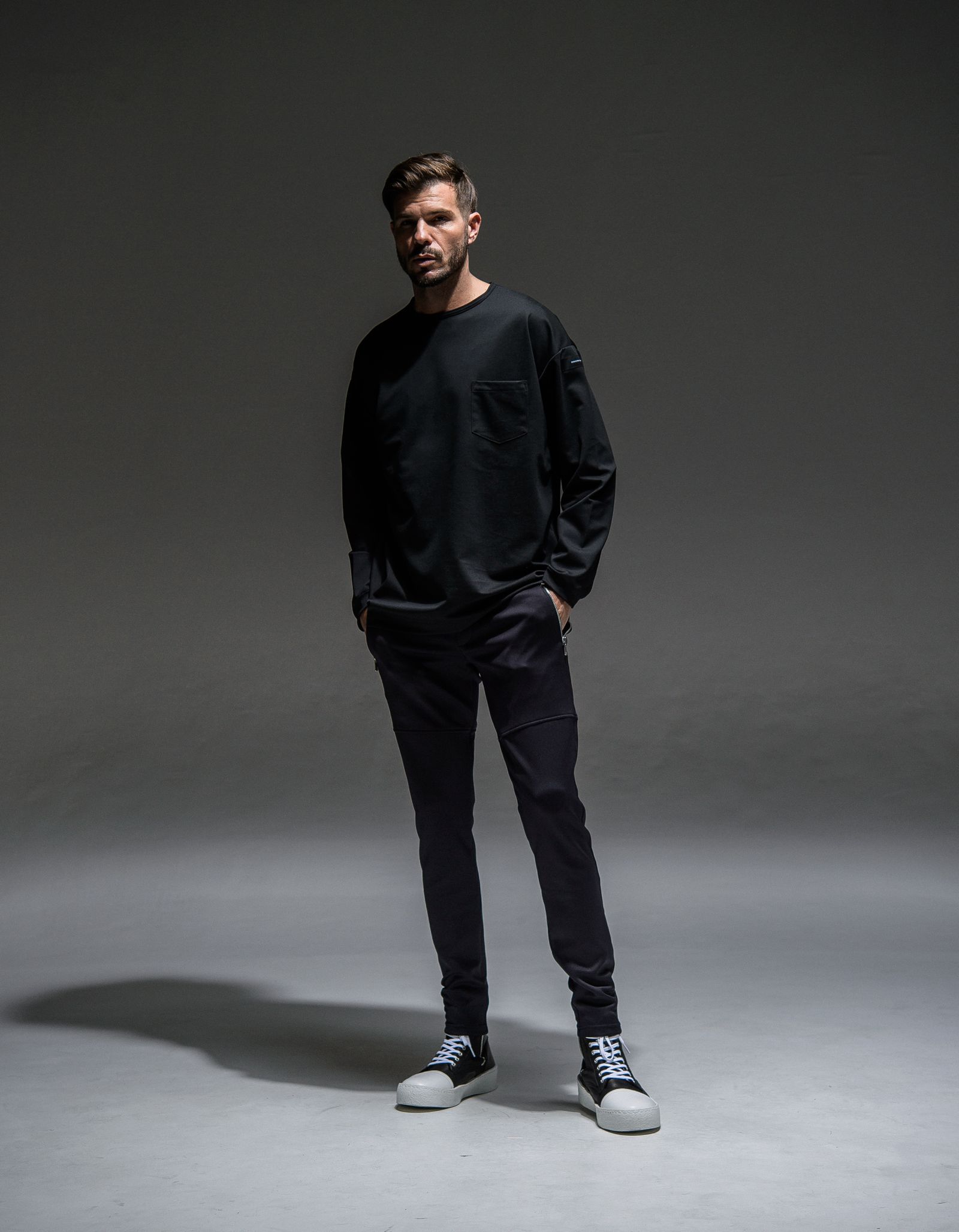 DOUBLE LOOSE POCKET LONG TEE / RC21-T-003 / ロングスリーブTシャツ