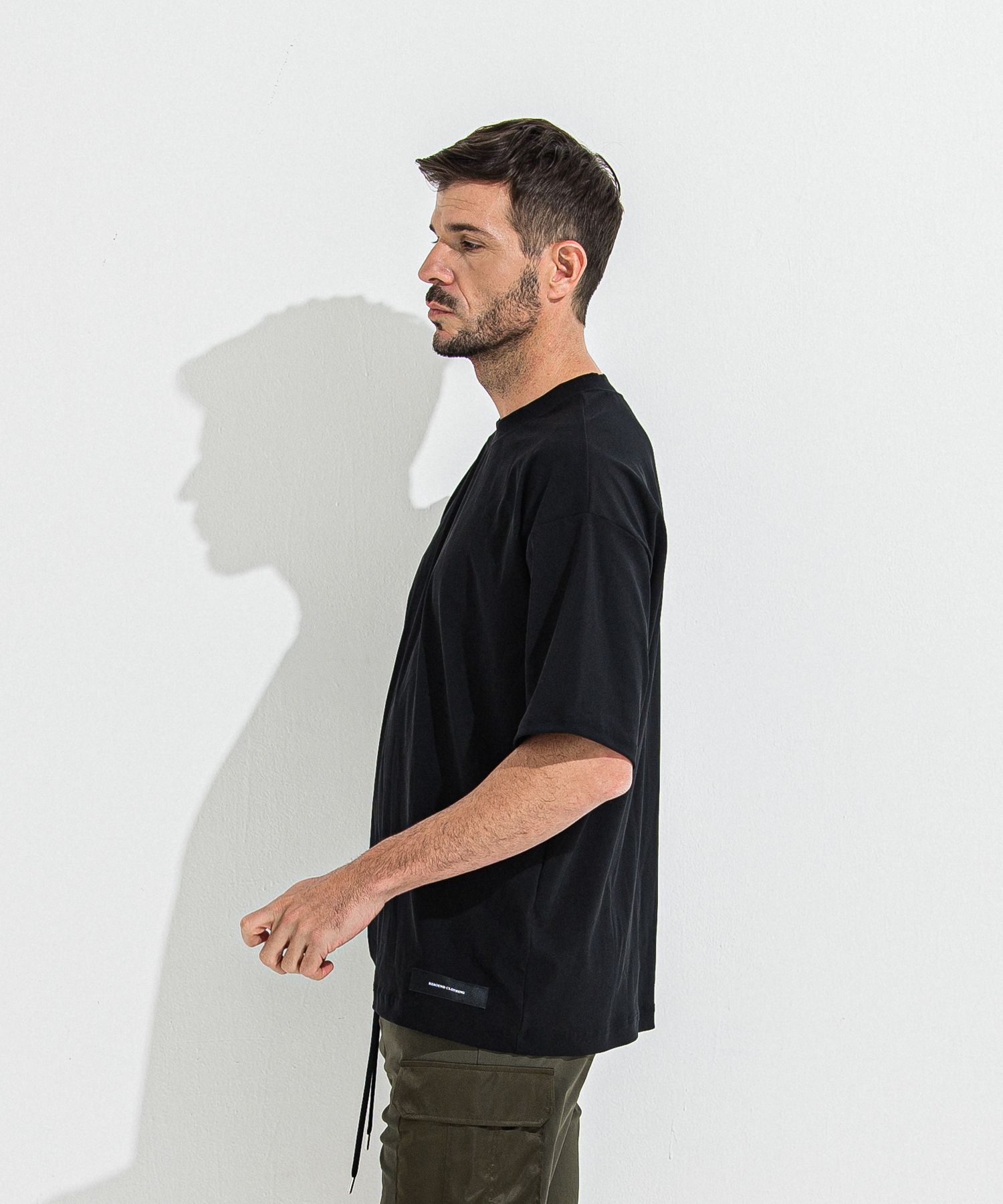 OX JERSEY OVER TEE / RC36-T-005 / オックスジャージービッグTシャツ / ブラック