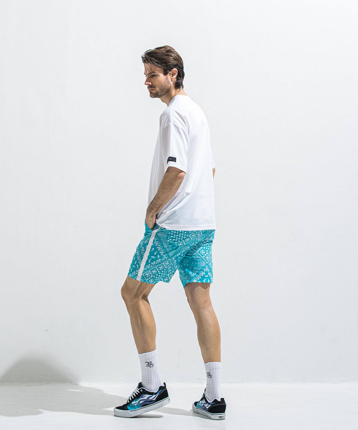 REV MESH OVER TEE / RC40-T-004 / メッシュビッグTシャツ / ホワイト (6月中旬入荷予定)