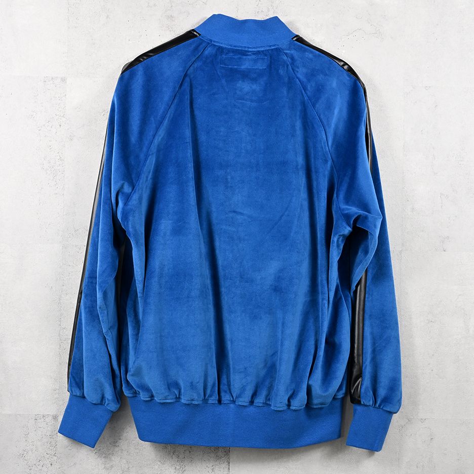VELOURS VARSITY / RC41-C-005 / ベロアトラックスタジャン / ブルー (9月中旬入荷予定)