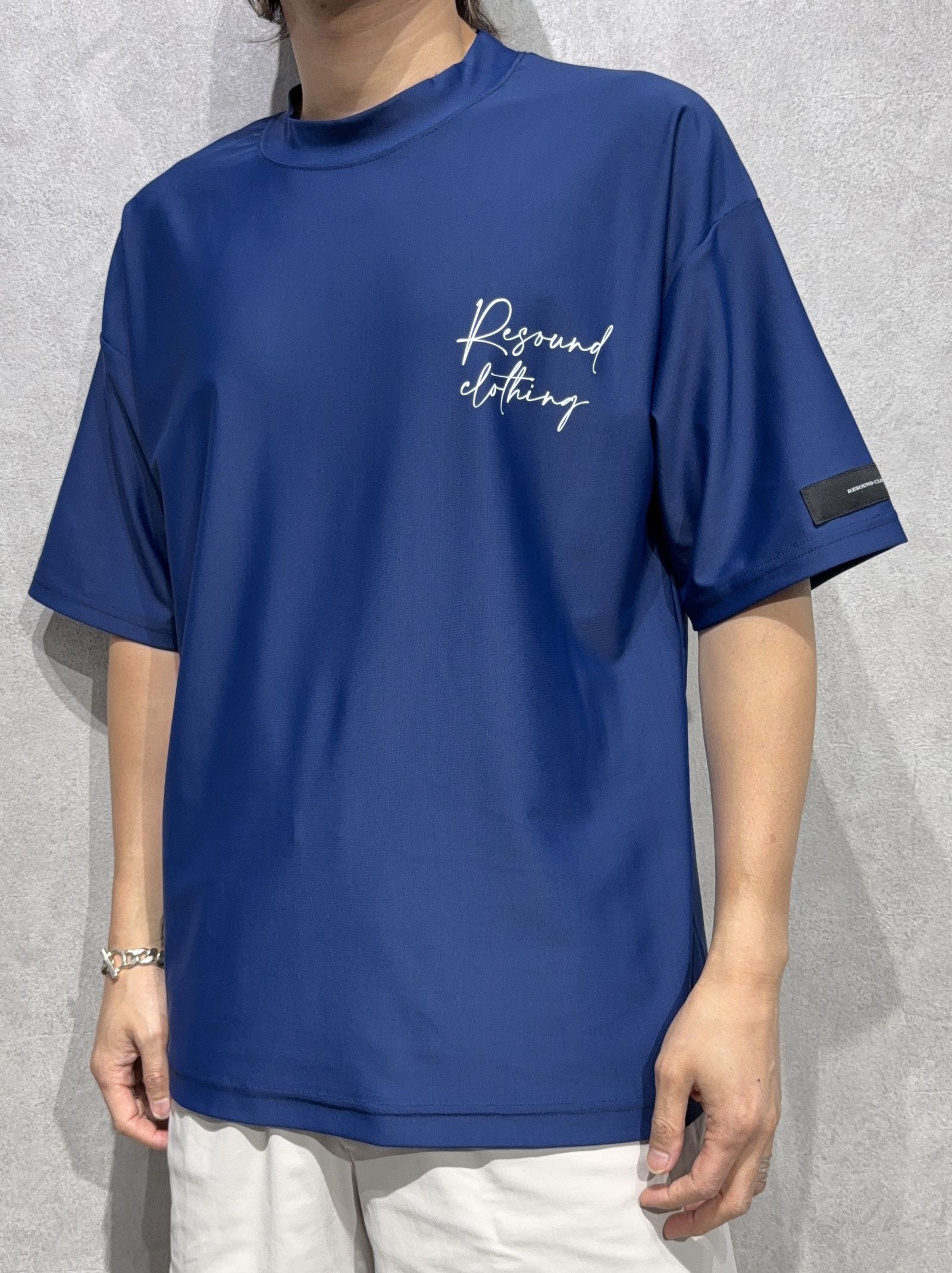 ID RUSH OVER T / RC36-T-011 / バックロゴラッシュガードビッグTシャツ / ネイビー