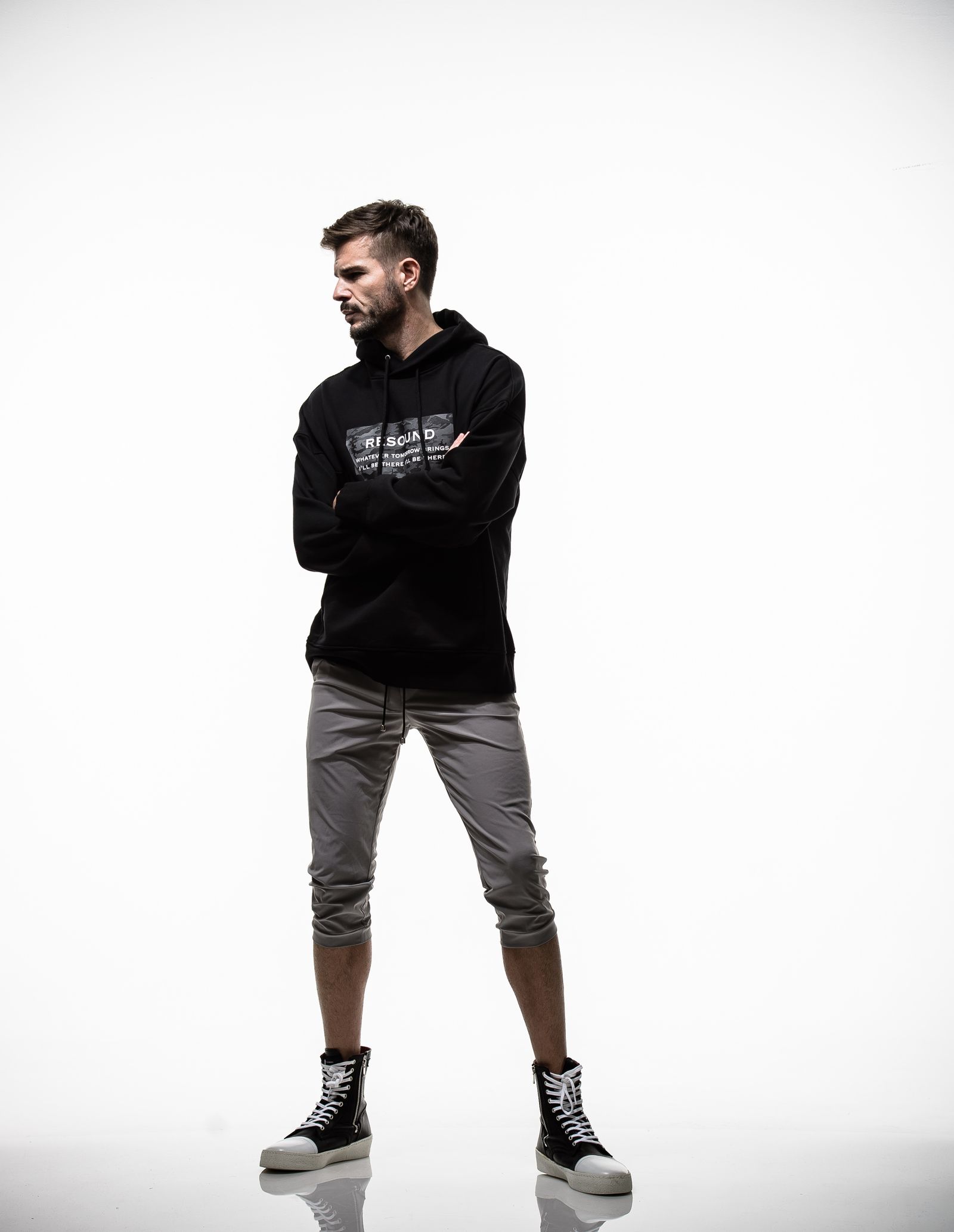 CAMOUFLAGE BOX ROGO LOOSE HOODIE / RC19-C-002 / ボックスロゴパーカー