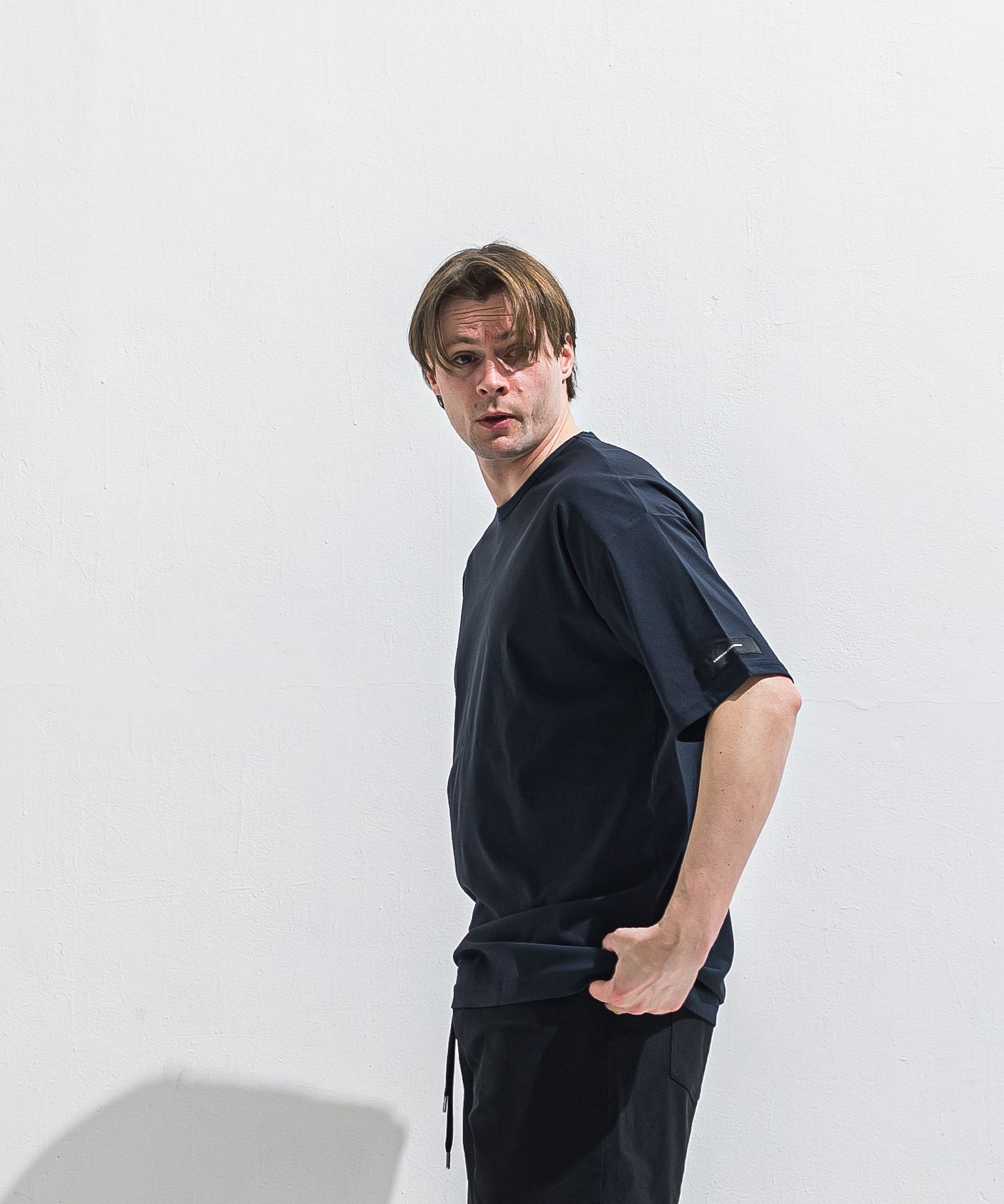 NYLON OVER T / RC40-T-003 / ナイロンビッグTシャツ / ネイビー (5月中旬入荷予定)