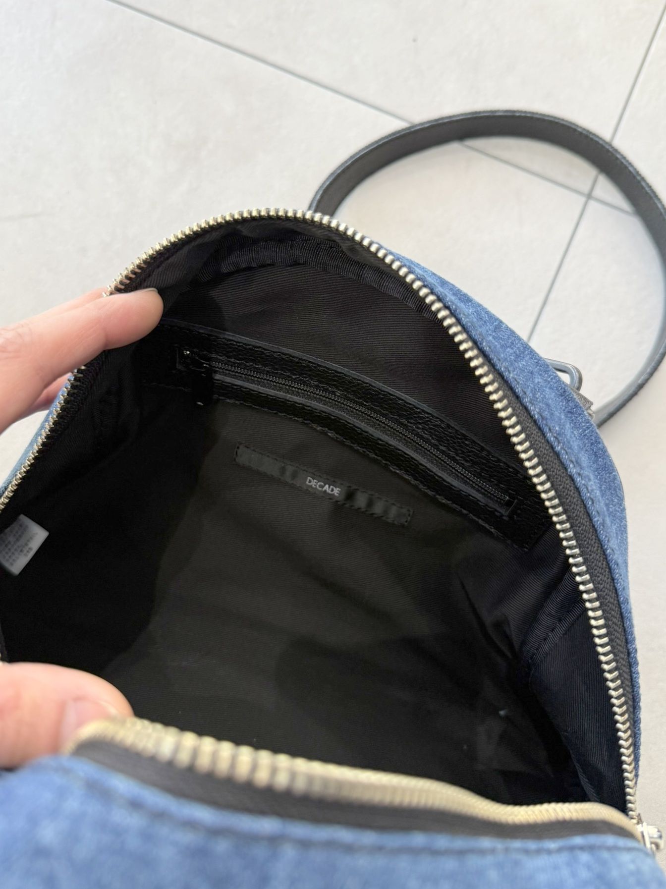 DENIM MINI BOSTON BAG / RC40-BAG-002RD / デニムミニボストンショルダーバッグ / デニム (5月中旬入荷予定)