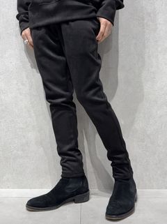 CHRIS EASY SUEDE TUCK  PANTS / RC38-ST-016T / スエードイージータックパンツ / ブラック
