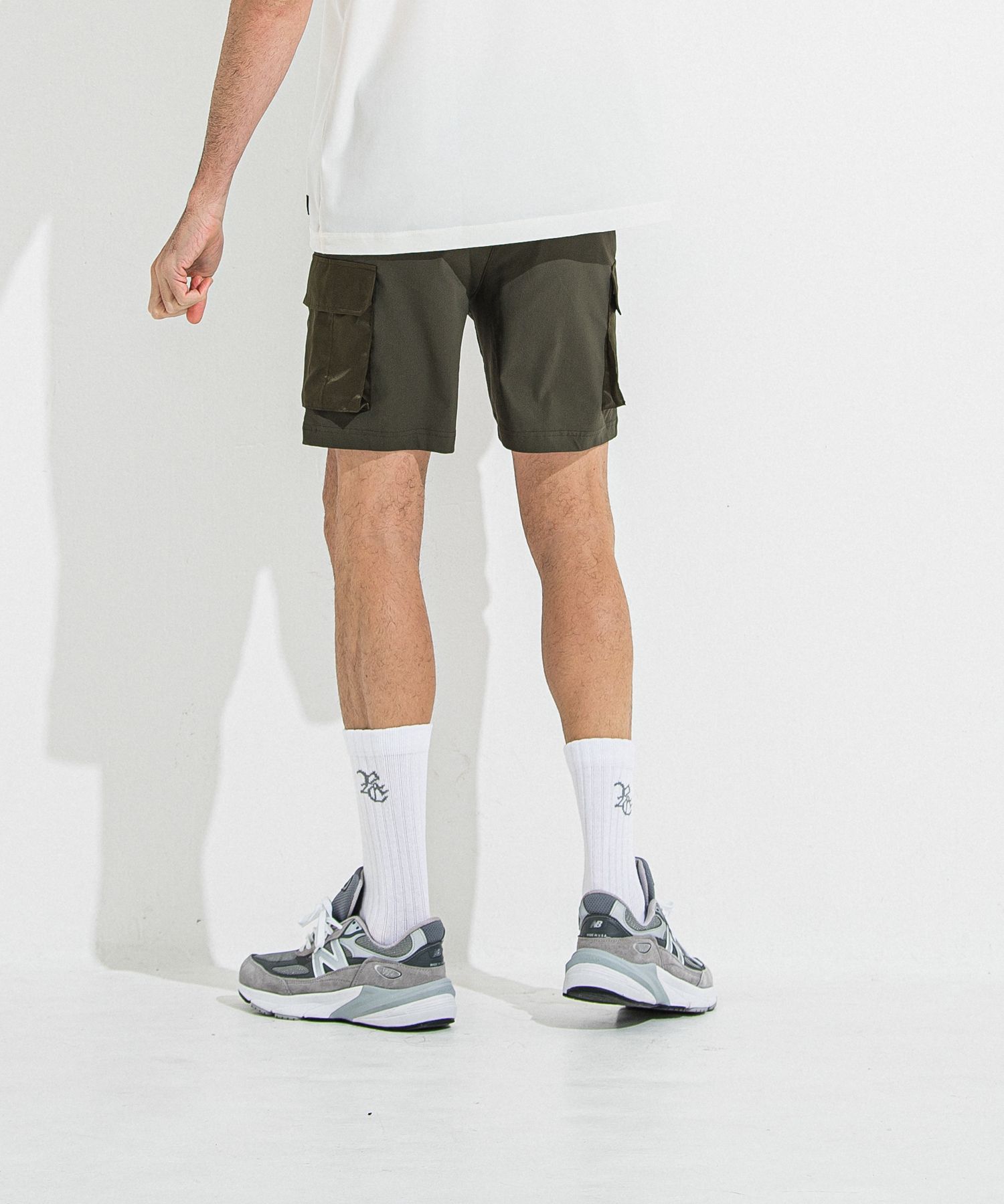 DARRELL CARGO SHORTS / RC36-HP-005 / ナイロンカーゴショーツ / カーキ
