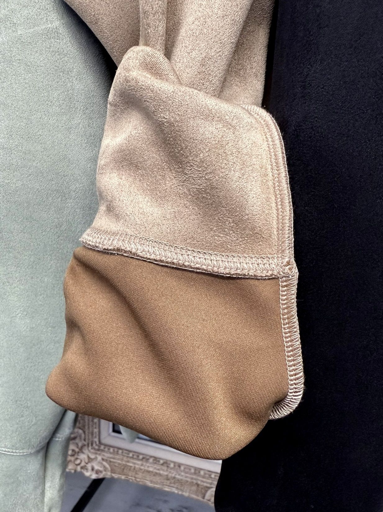 SUEDE LOOSE HOODIE / RC38-C-006 / スエードパーカー / ブラウン (1月上旬入荷予定)