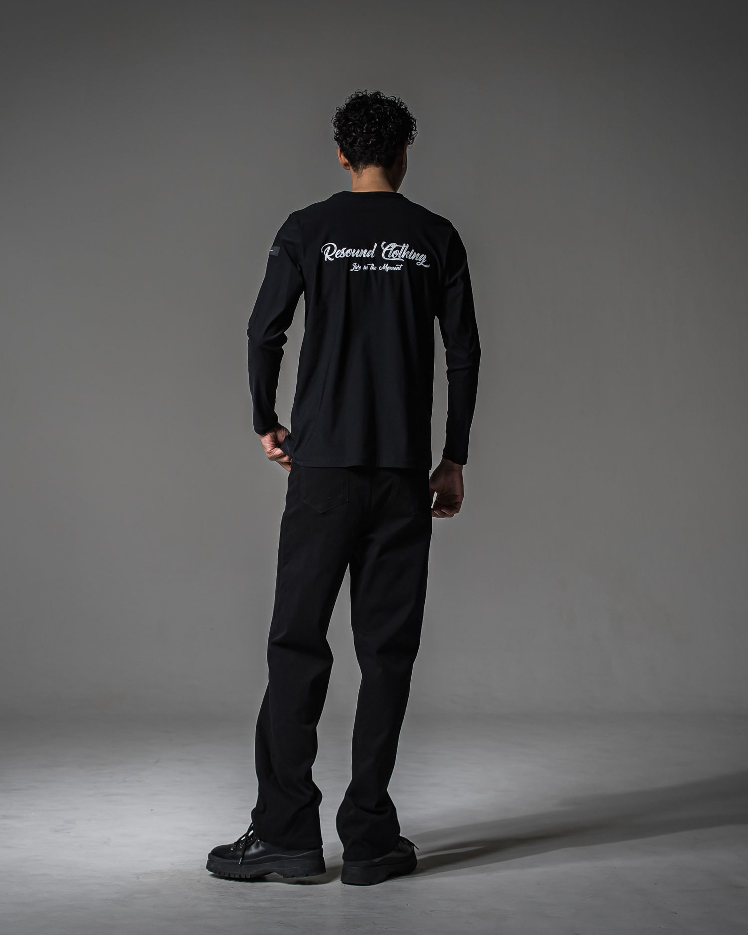 KING DENIM JERSEY / BASIC-ST-005 / デニムジャージ バギーワイドパンツ / ブラック