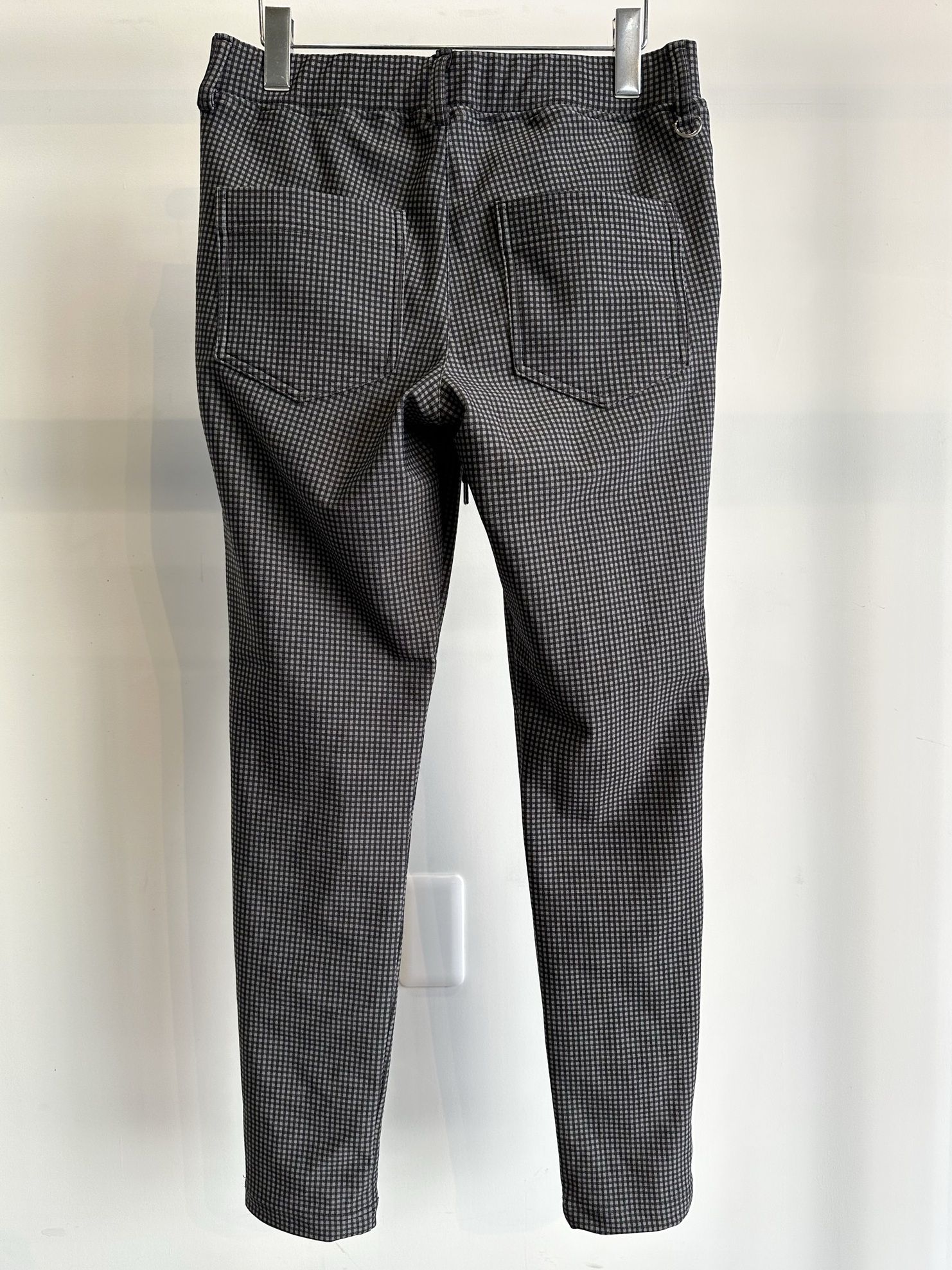 CHRIS EASY HEAT PANTS / RC30-ST-016H / 裏起毛イージーパンツ / 千鳥柄チャコール