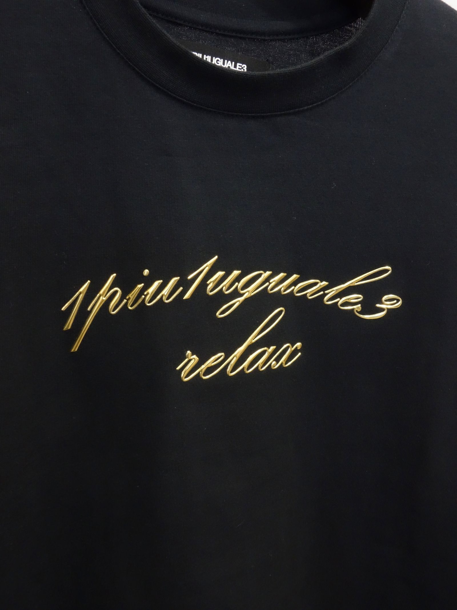 ゴールドプリントロングTシャツ / ust-20016 / ロングスリーブTシャツ