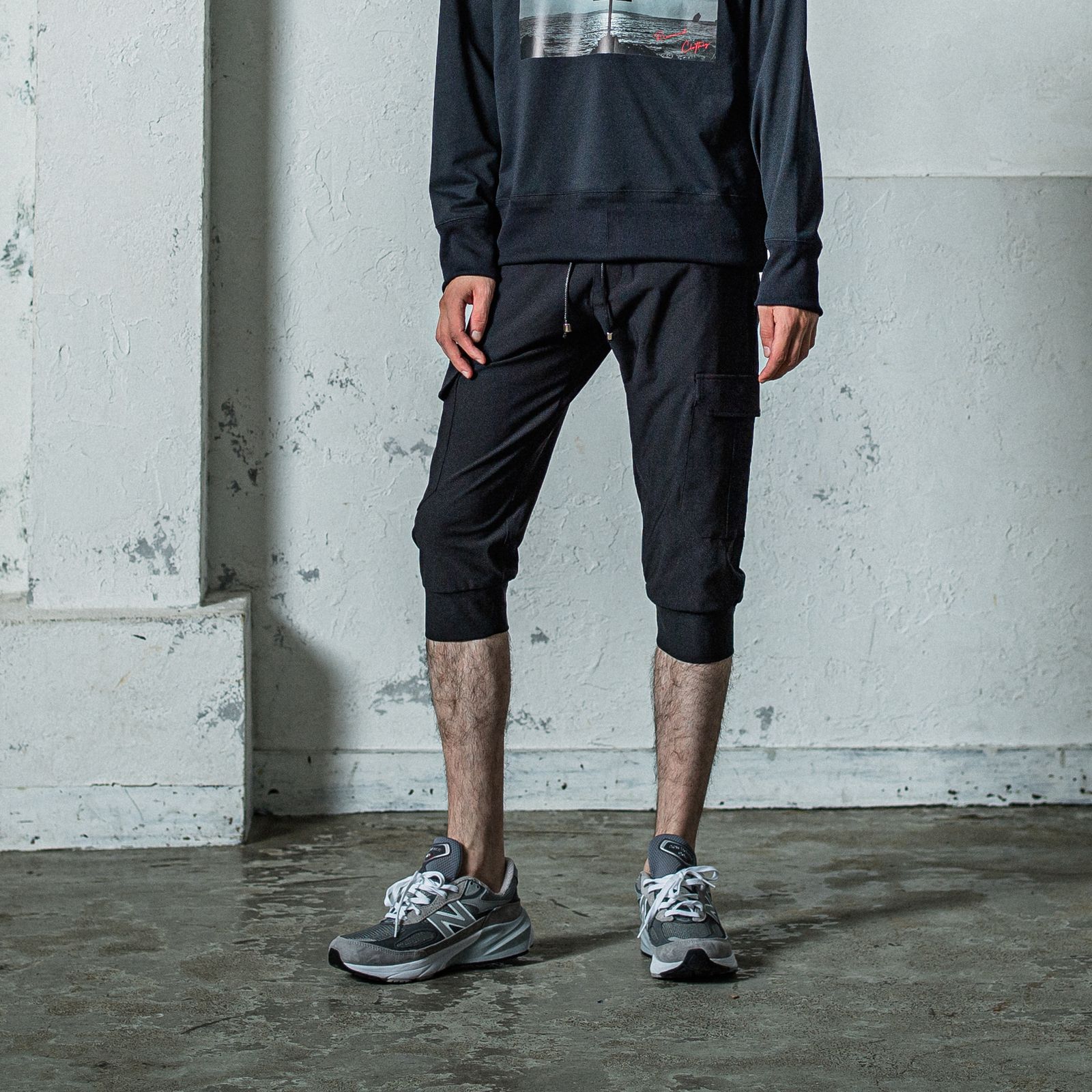 CARGO CROPPED PT / RC35-HP-001 / カーゴクロップドパンツ / ブラック