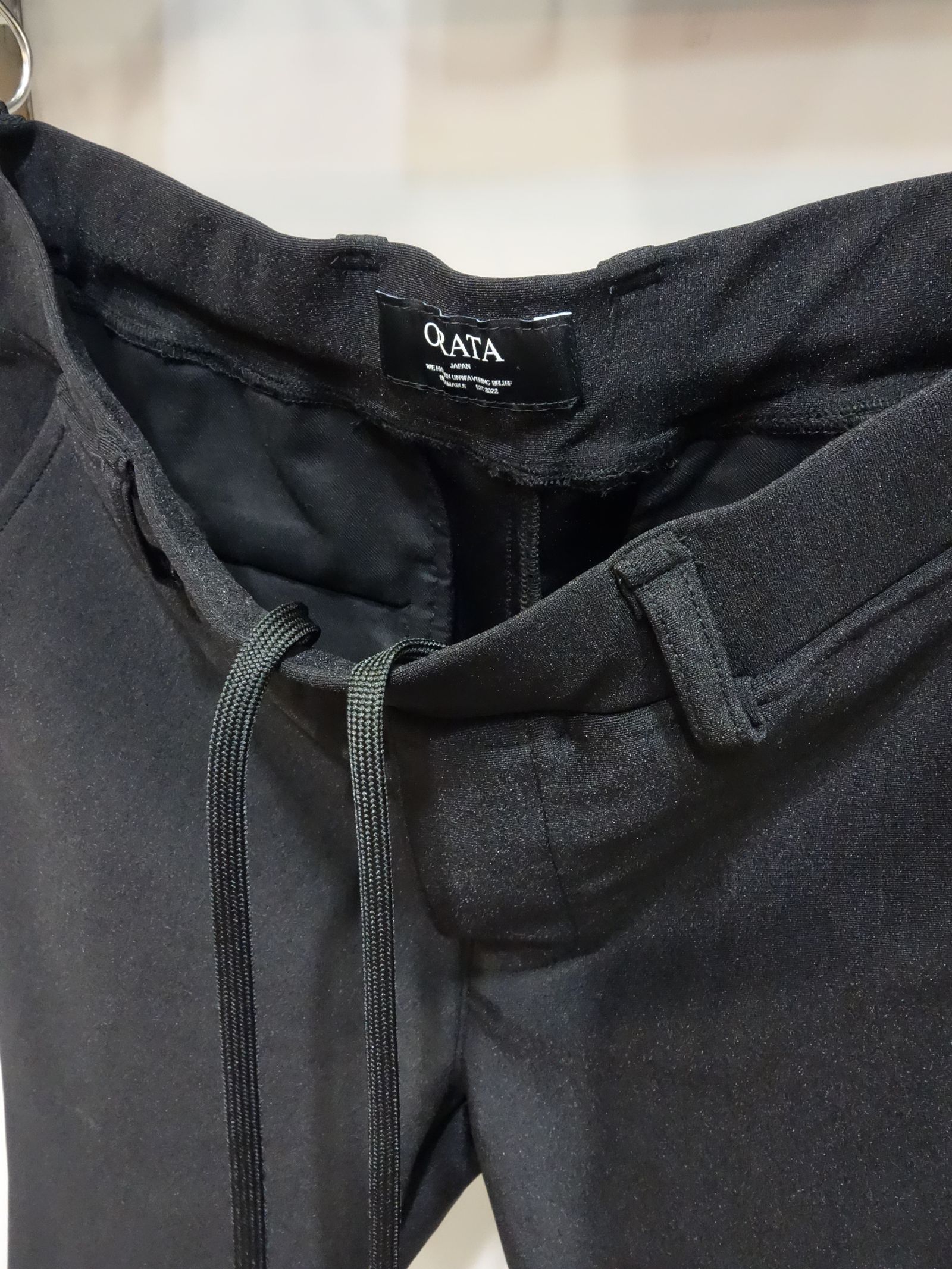 SL EASY PANTS / OR2-ST-003 / スラックスイージーパンツ / ブラック