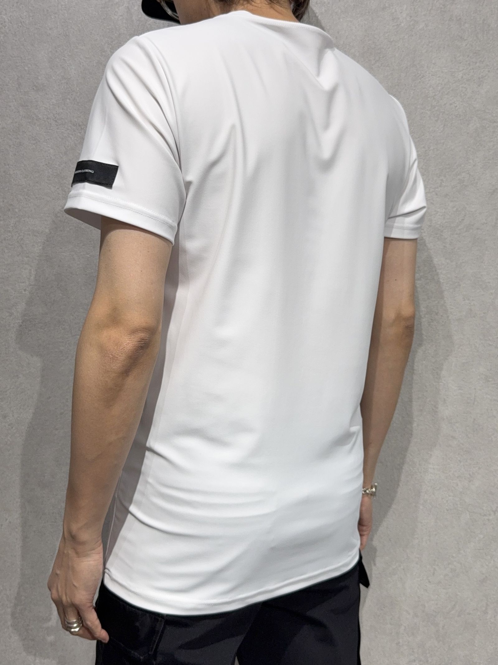 HANDWRITING RUSH BASIC T / RC36-T-013 / ハンドライティングロゴラッシュガードTシャツ / ホワイト