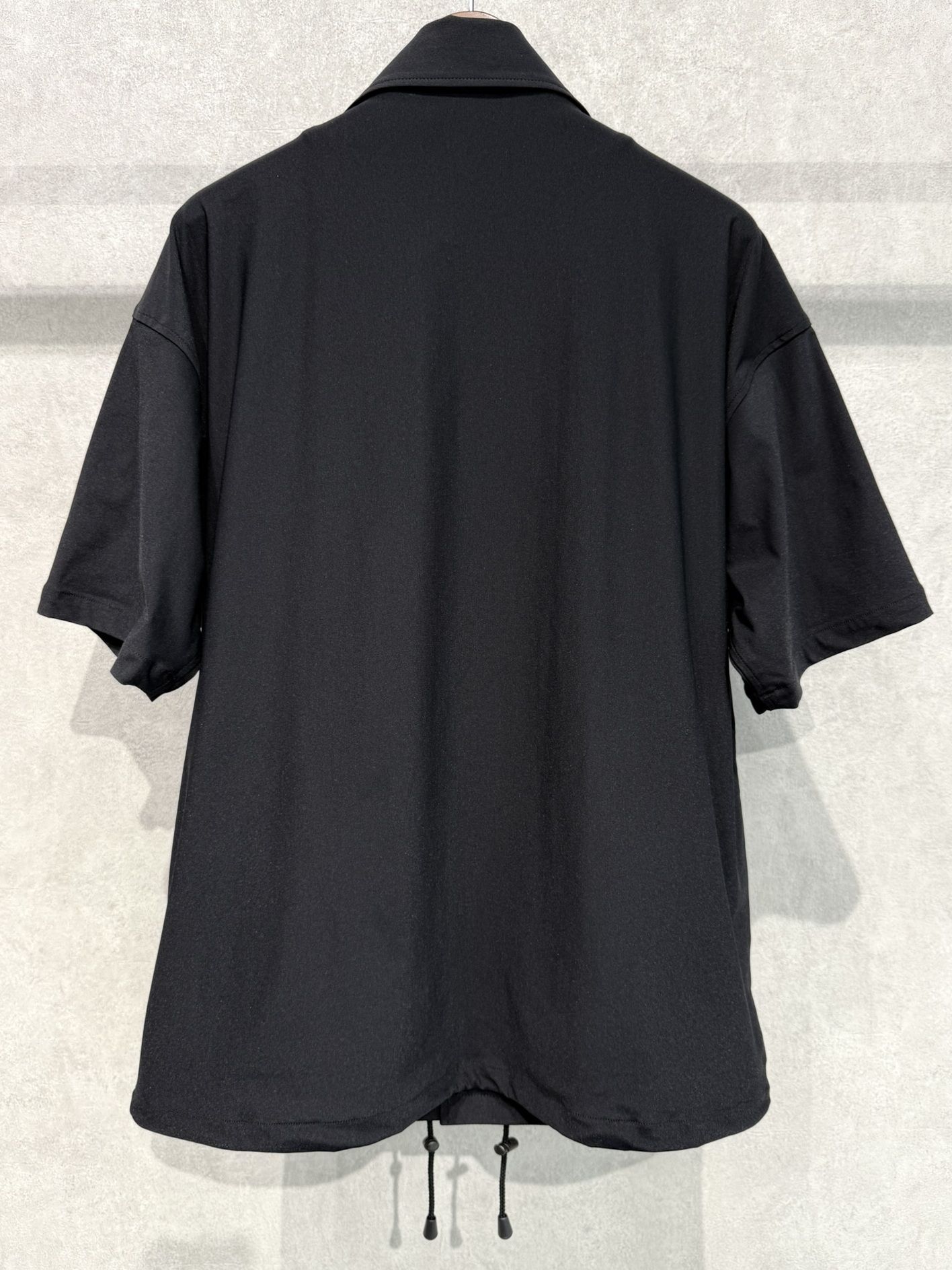 NYLON HALF COACH JACKET / RC36-C-002 / 半袖ナイロンコーチジャケット / ブラック